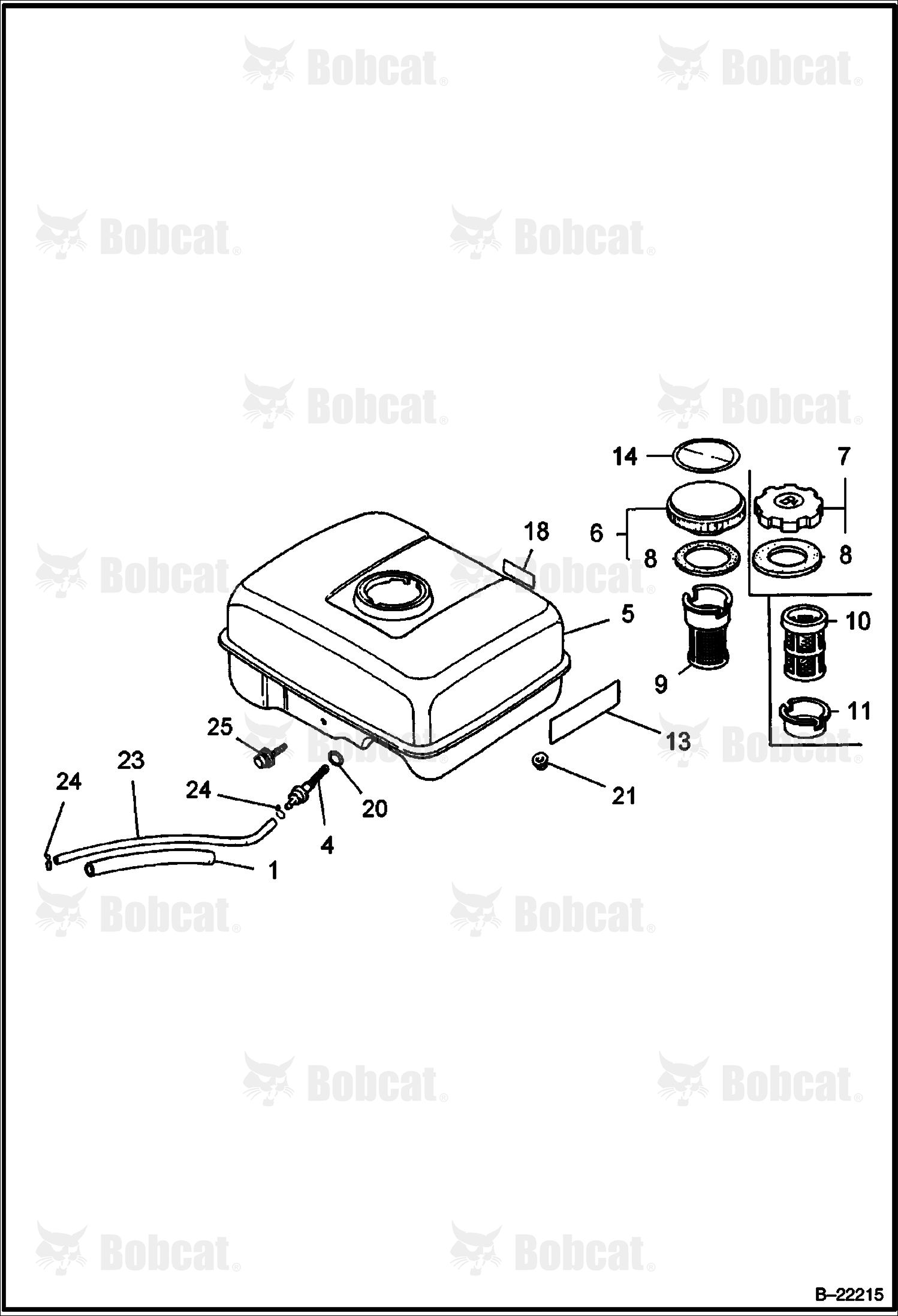 Honda Engine (Fuel Tank) (Engine S/N OB6041 & Above)
