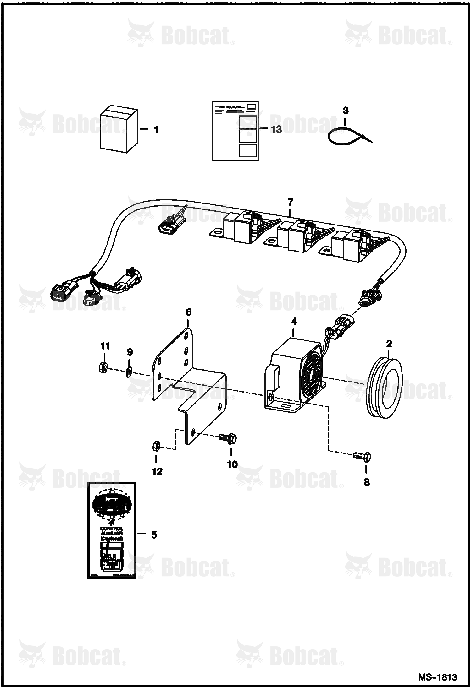 Horn Kit (Selectable Joystick Controls)