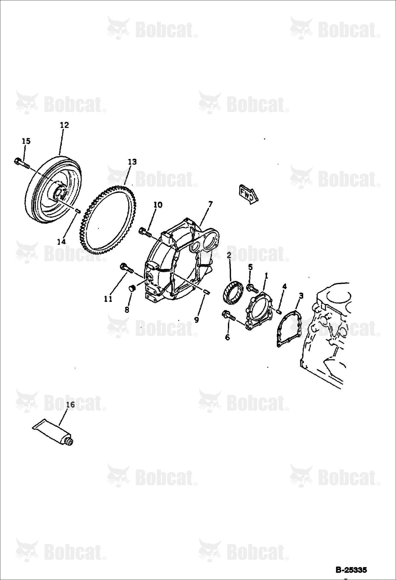 Flywheel and Flywheel Housing