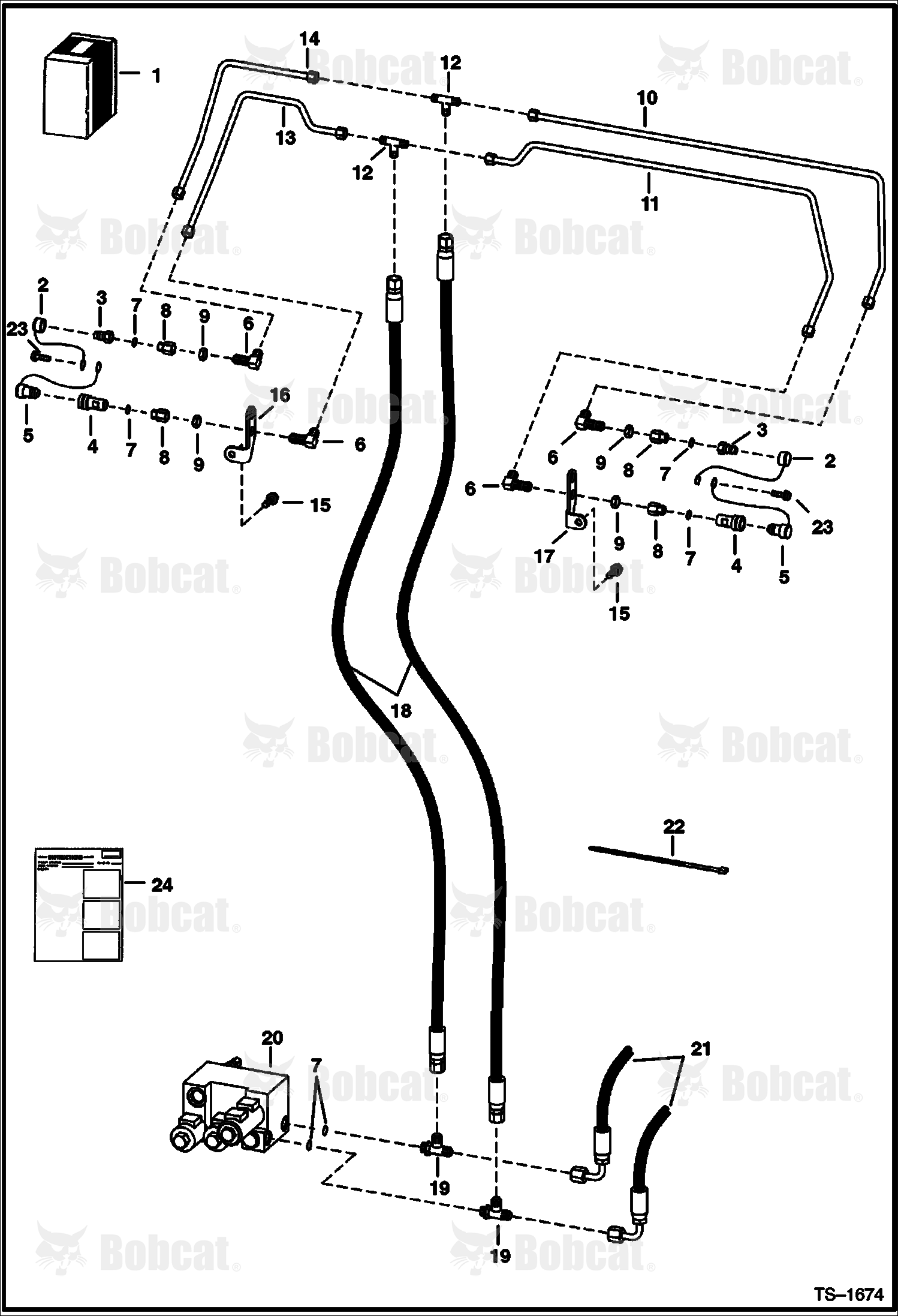 Rear Auxiliary (High Flow Hydraulics) (W/ Poppet Couplers)