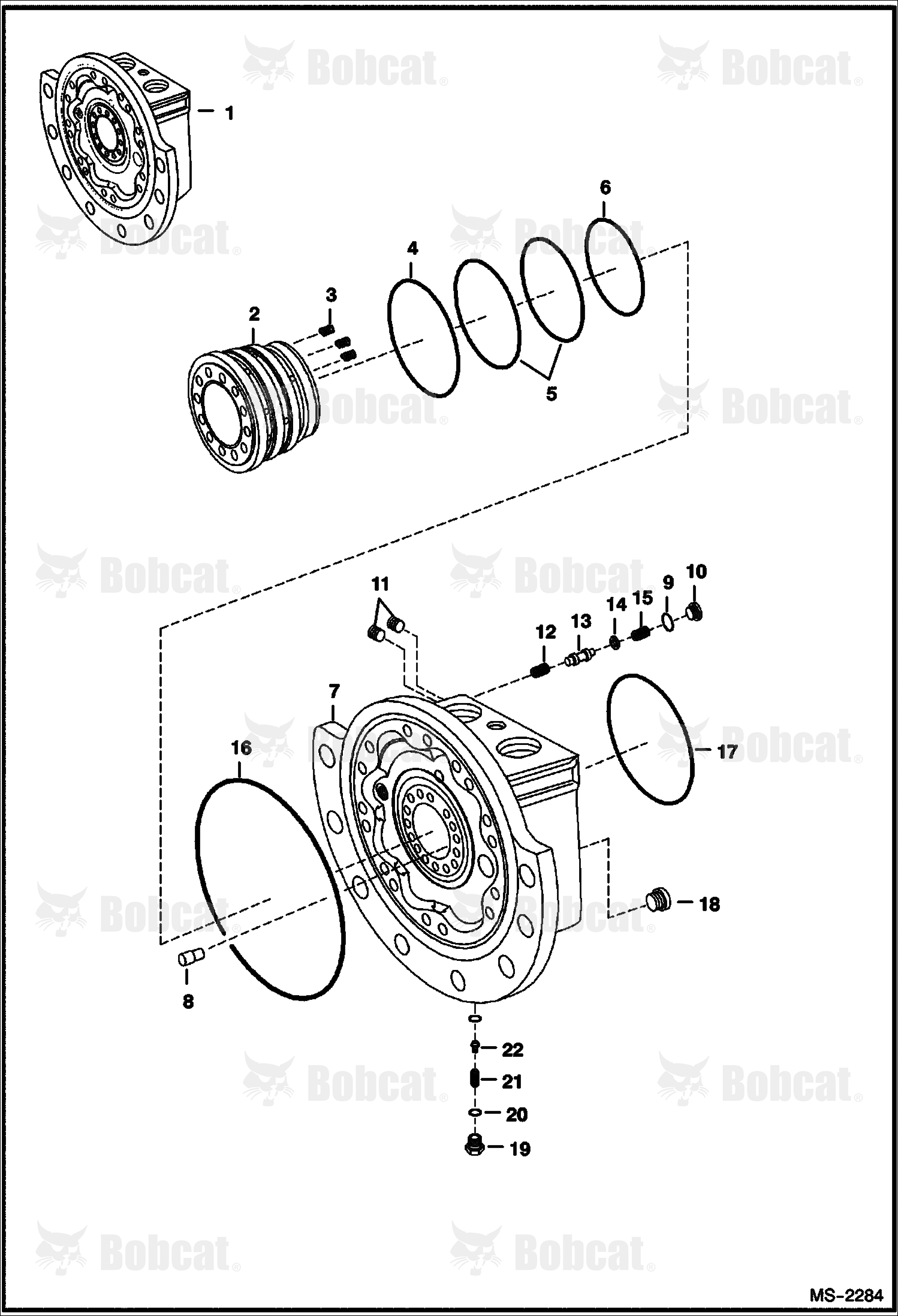 Hydrostatic Motor (Rotor Group & Rear Housing)