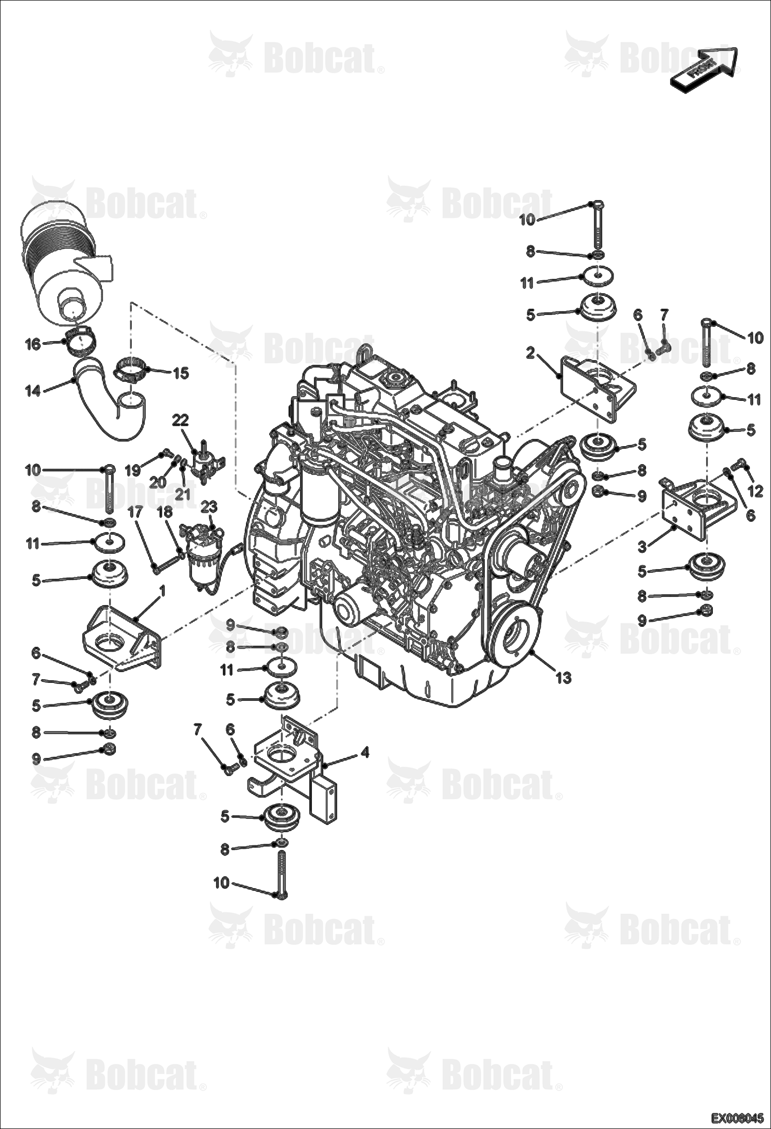 Engine & Attaching Parts (Engine Mounting)