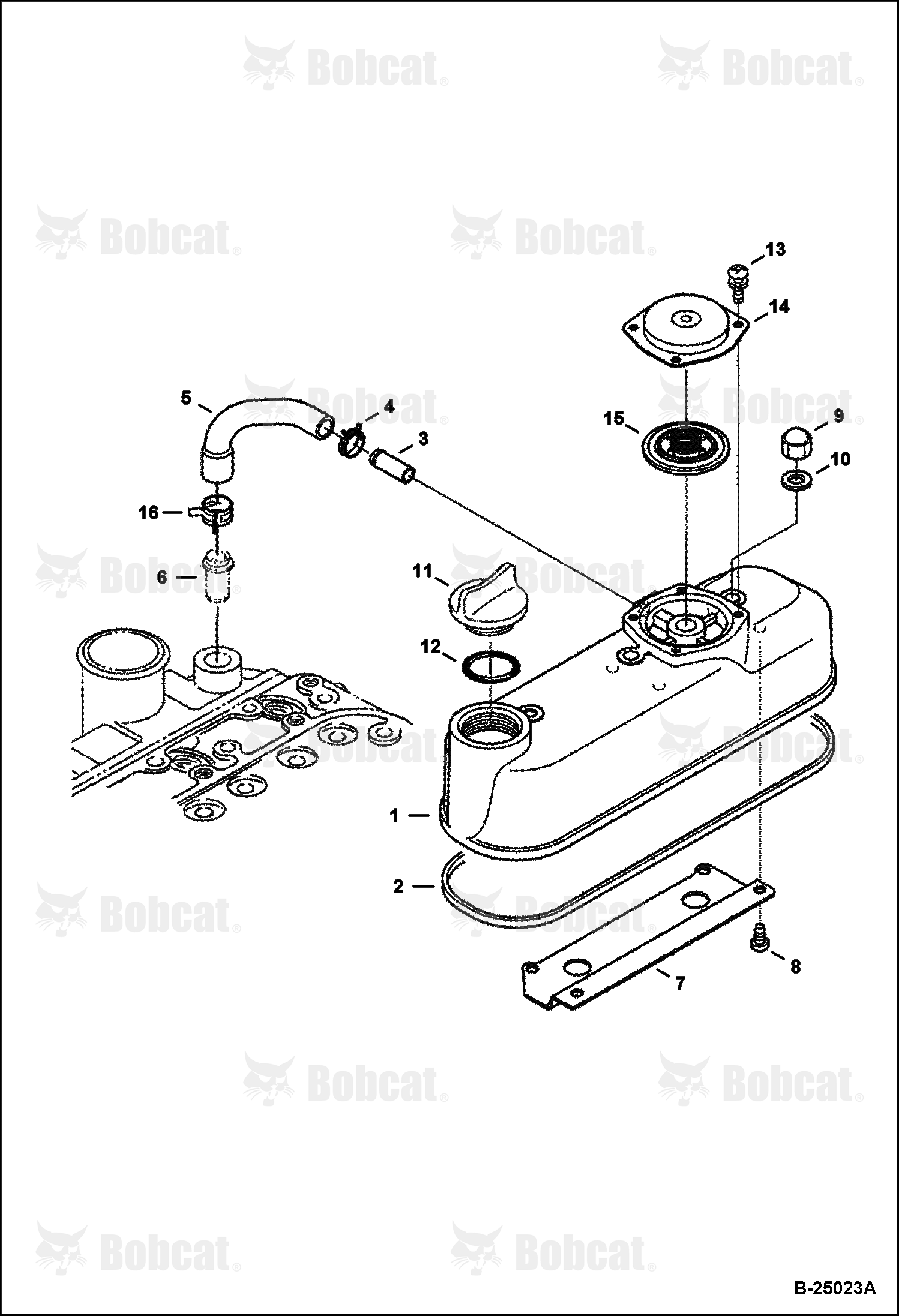 Rocker Arm Cover (Kubota - D1005-E3B-BC-3)(Tier IV Replacement)