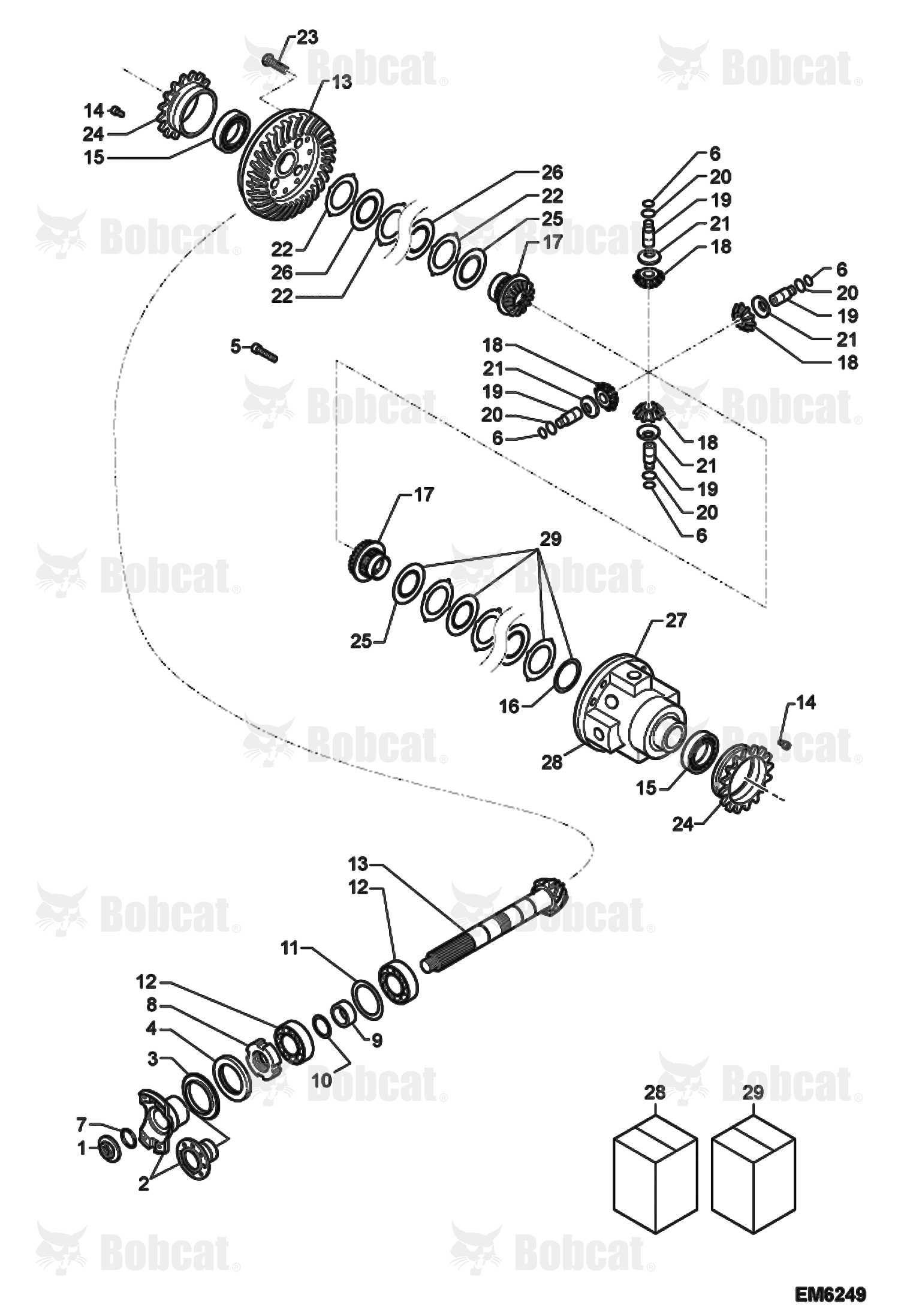 Front Axle Differential