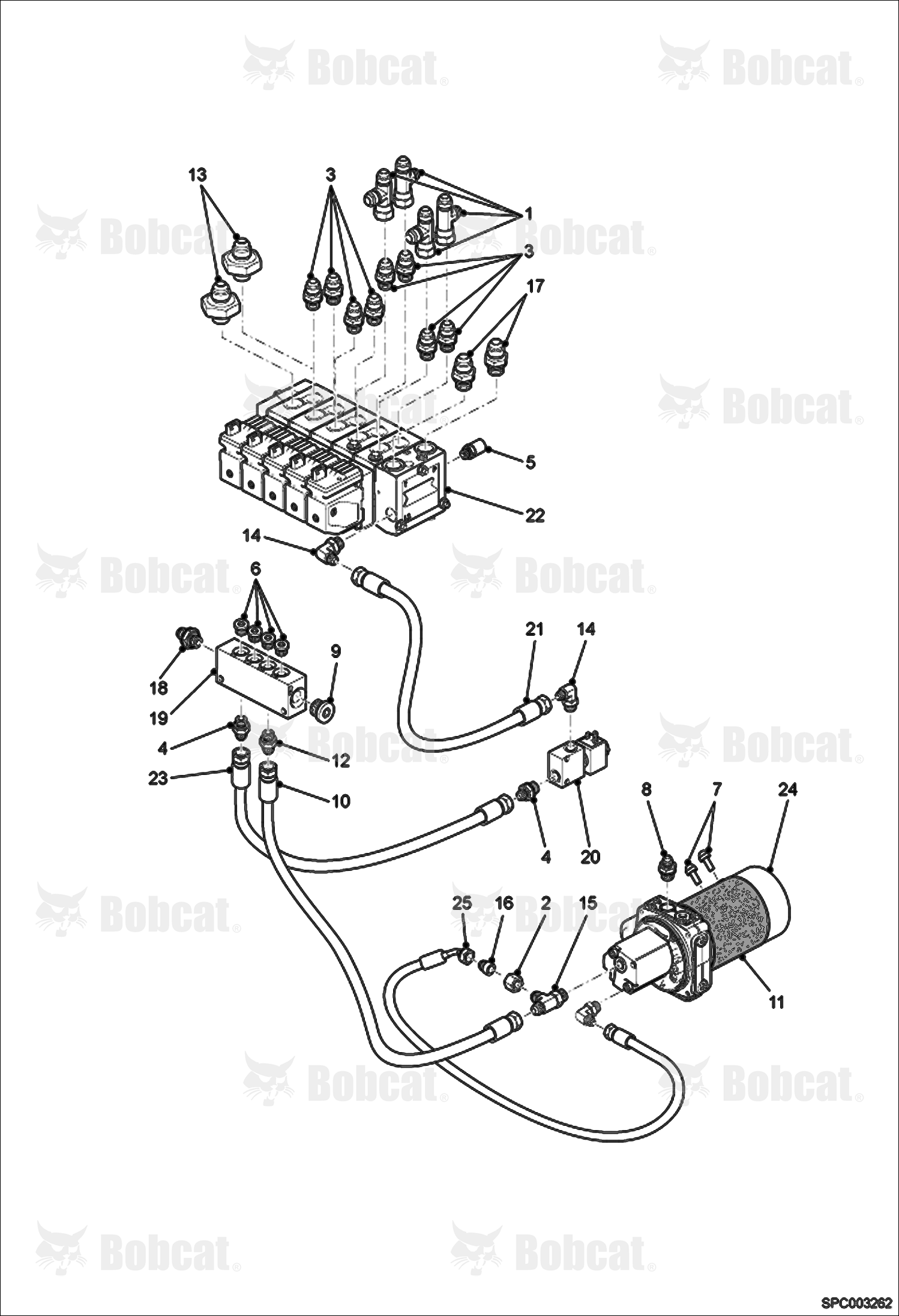 Hydraulic Control Valve Installation