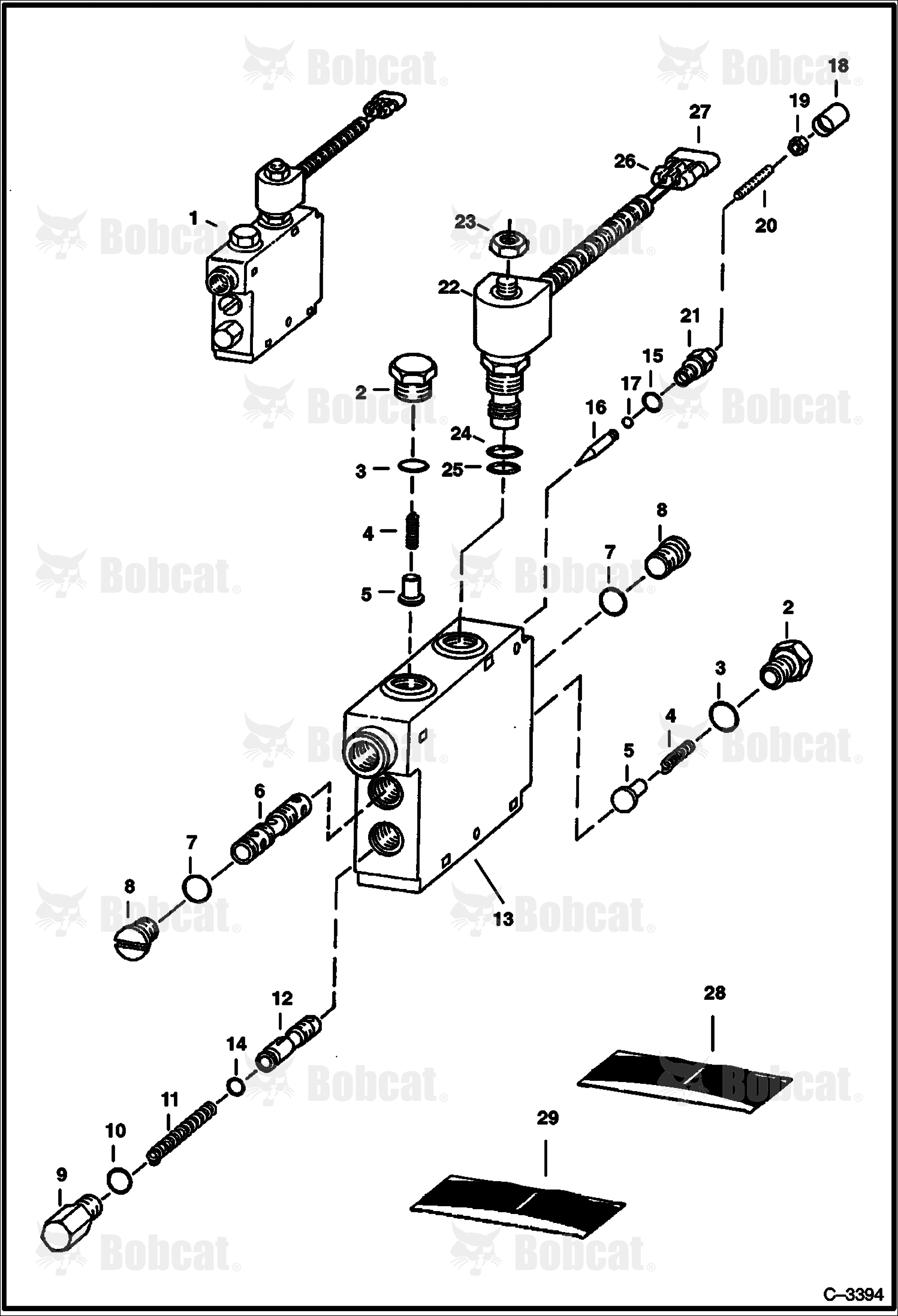 Bucket Position Valve