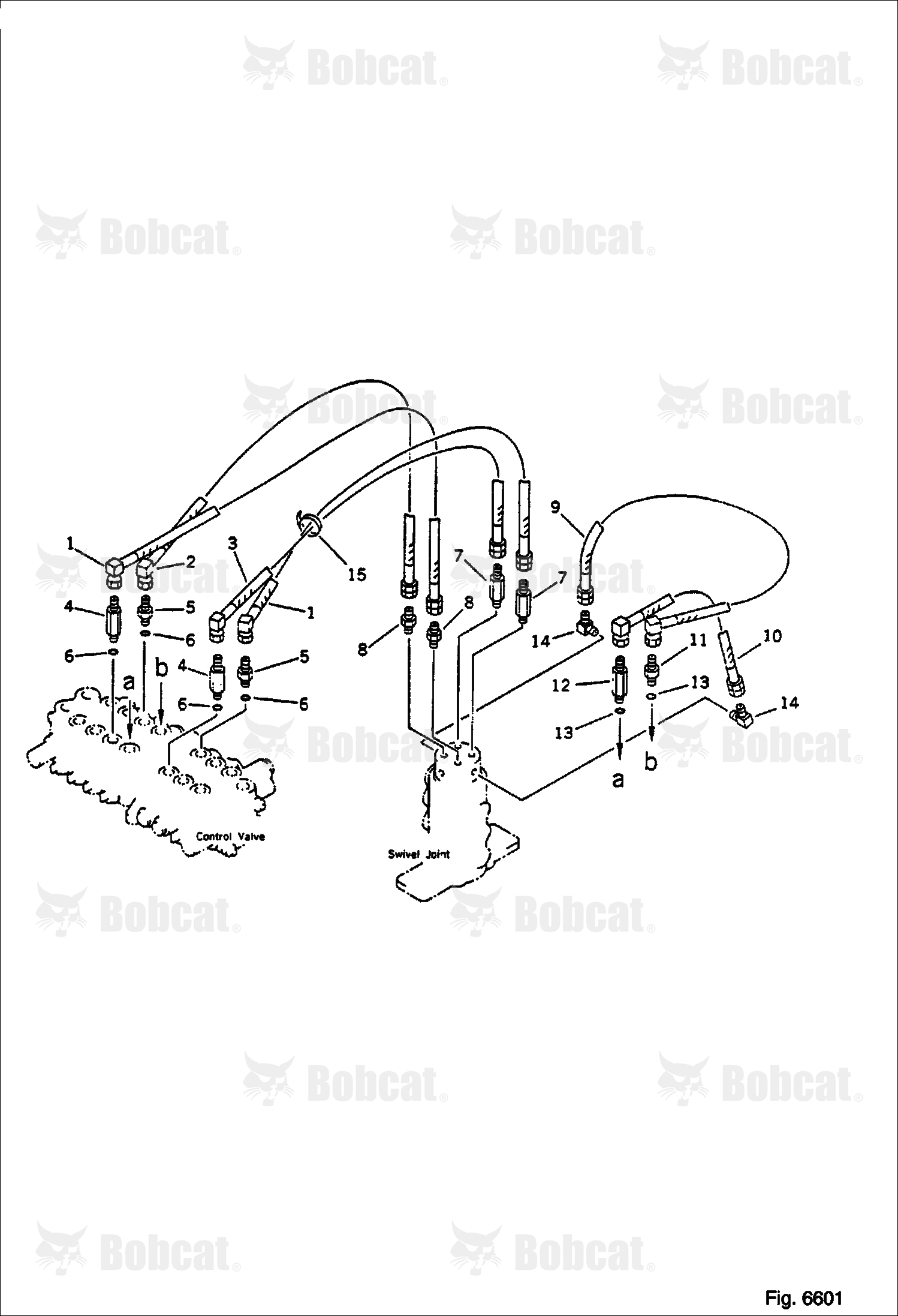 Hydraulic Piping (TRAVEL and Blade LINE)