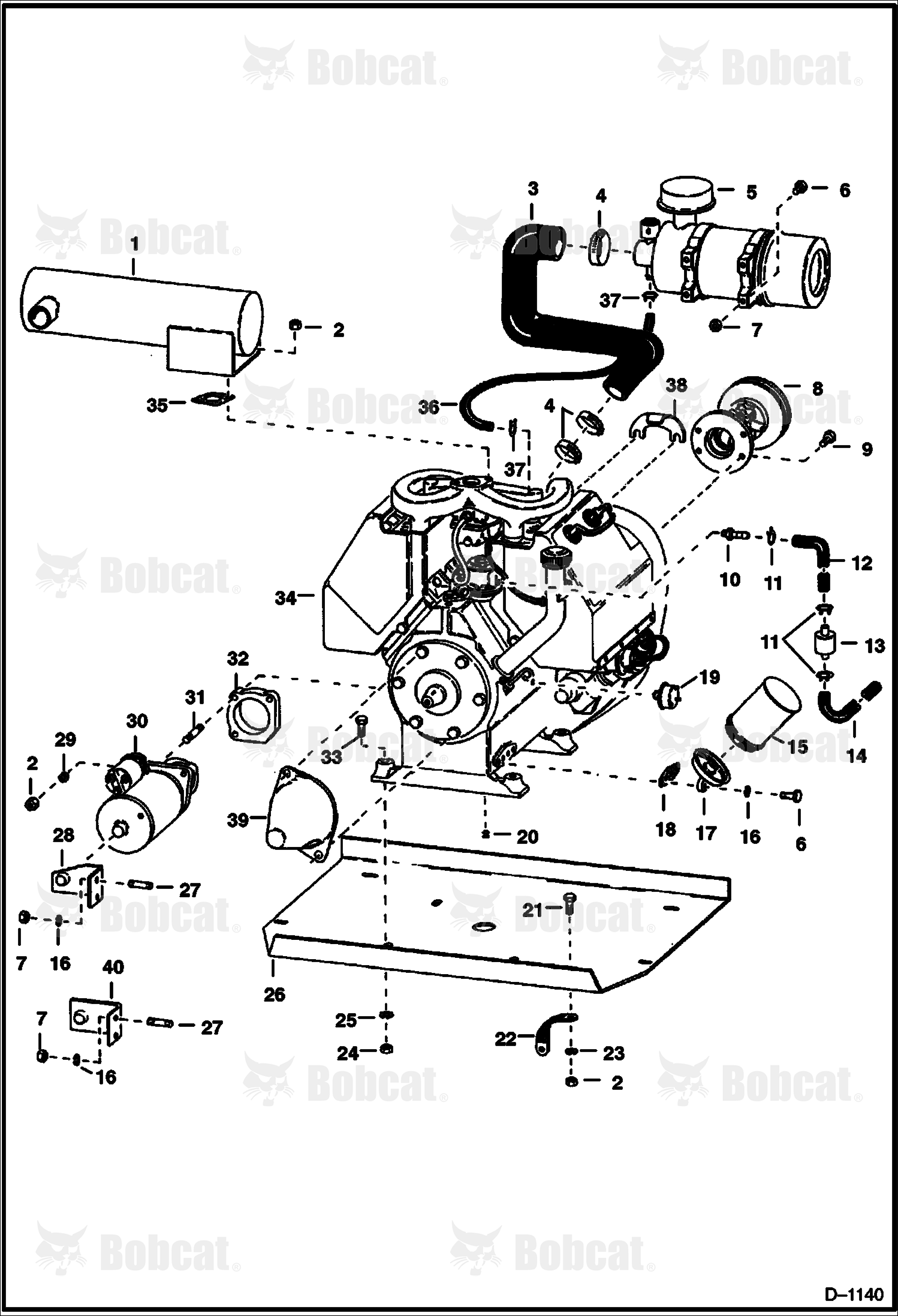 Engine & Attaching Parts