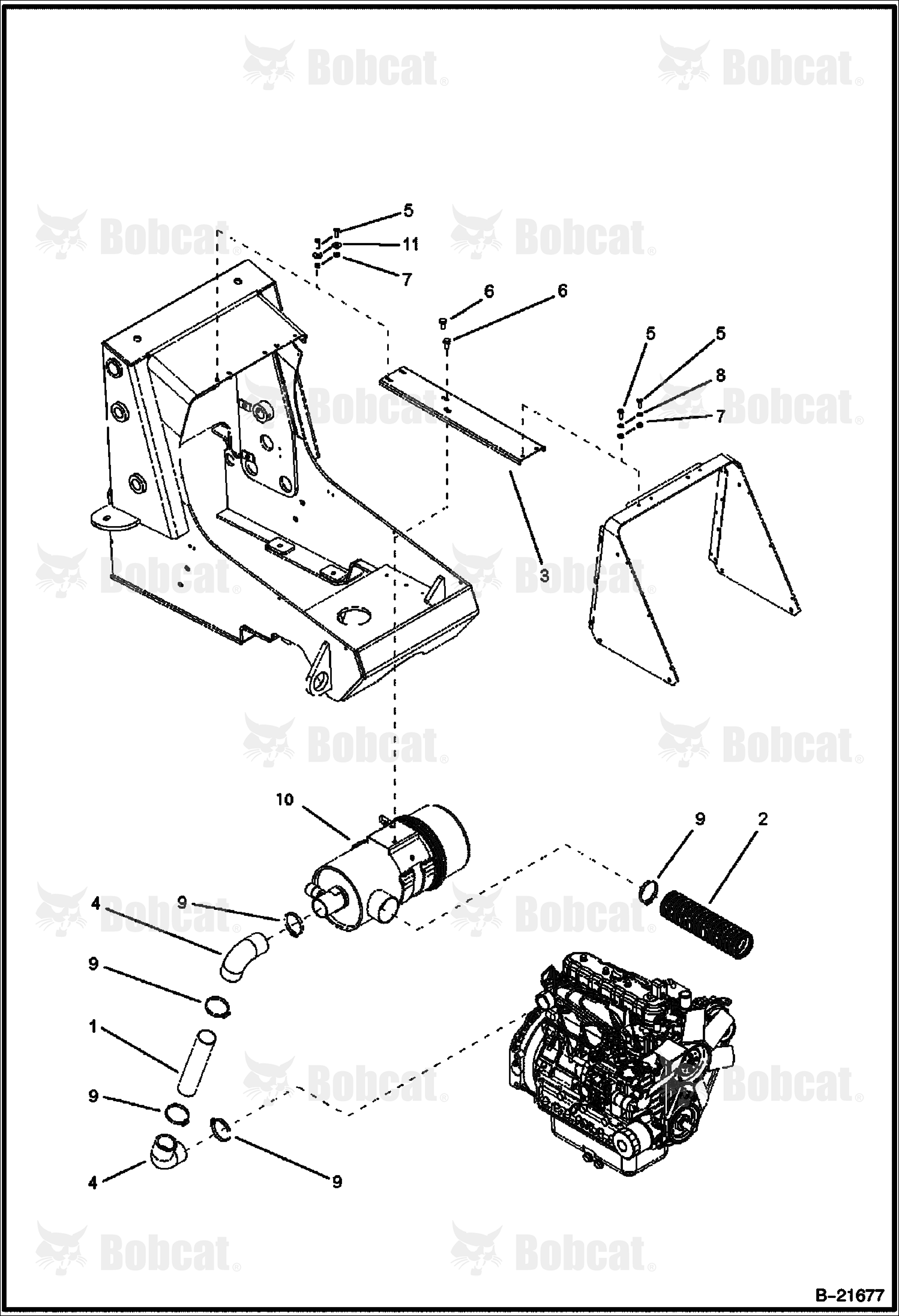 Engine & Attaching Parts (Air Cleaner)