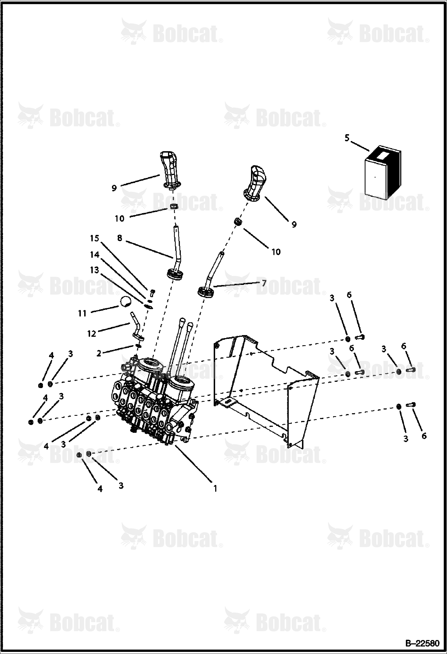 Hydraulic Circuitry (Side Shift Backhoe)