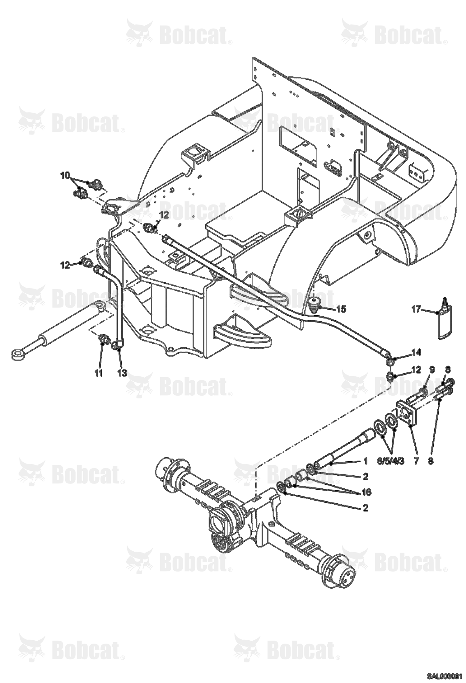 Centralized LUBRICATION, Oscillating Axle Bearing