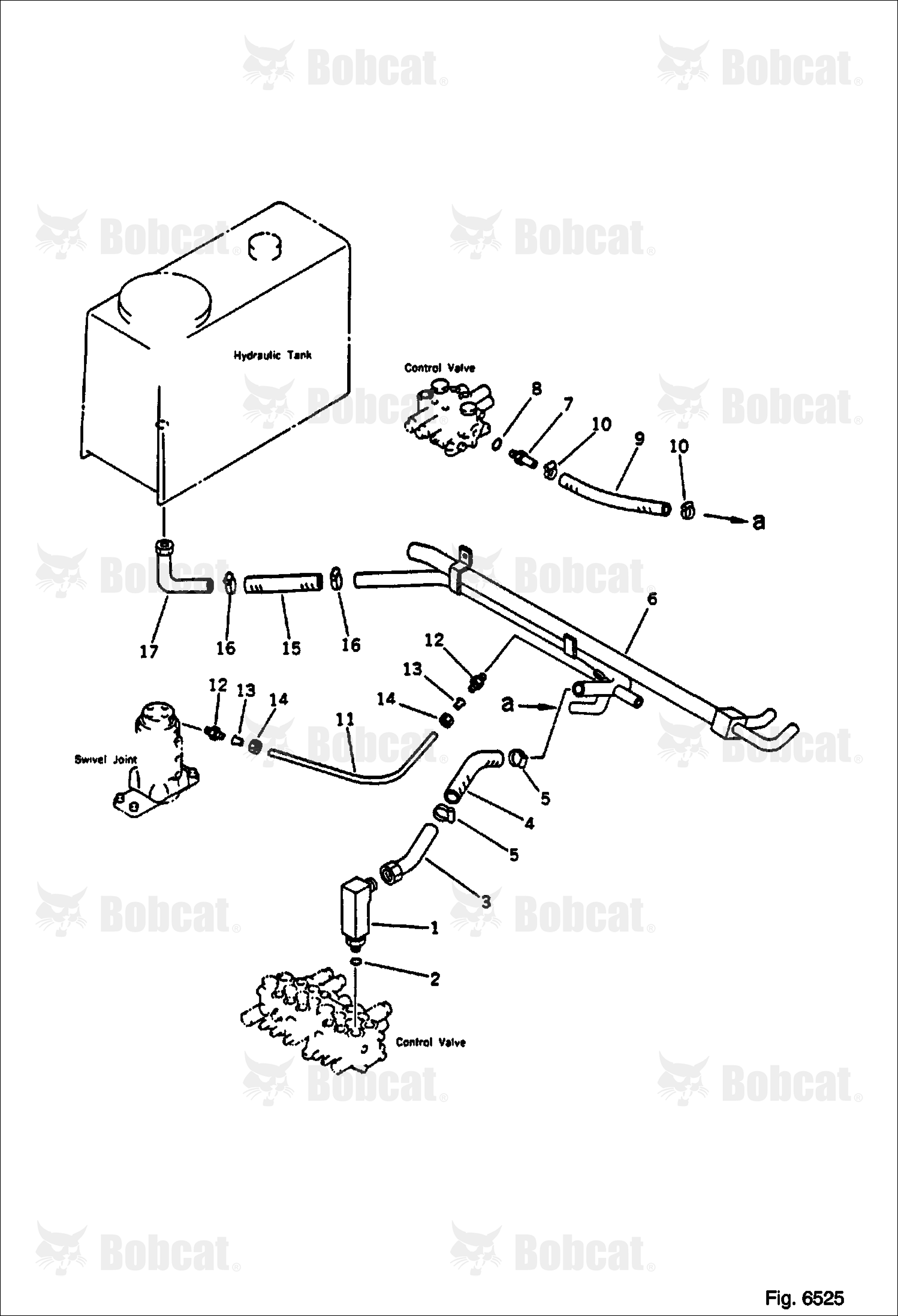 Hydraulic Piping ( Valve TO Tank ) ( For Attachment )