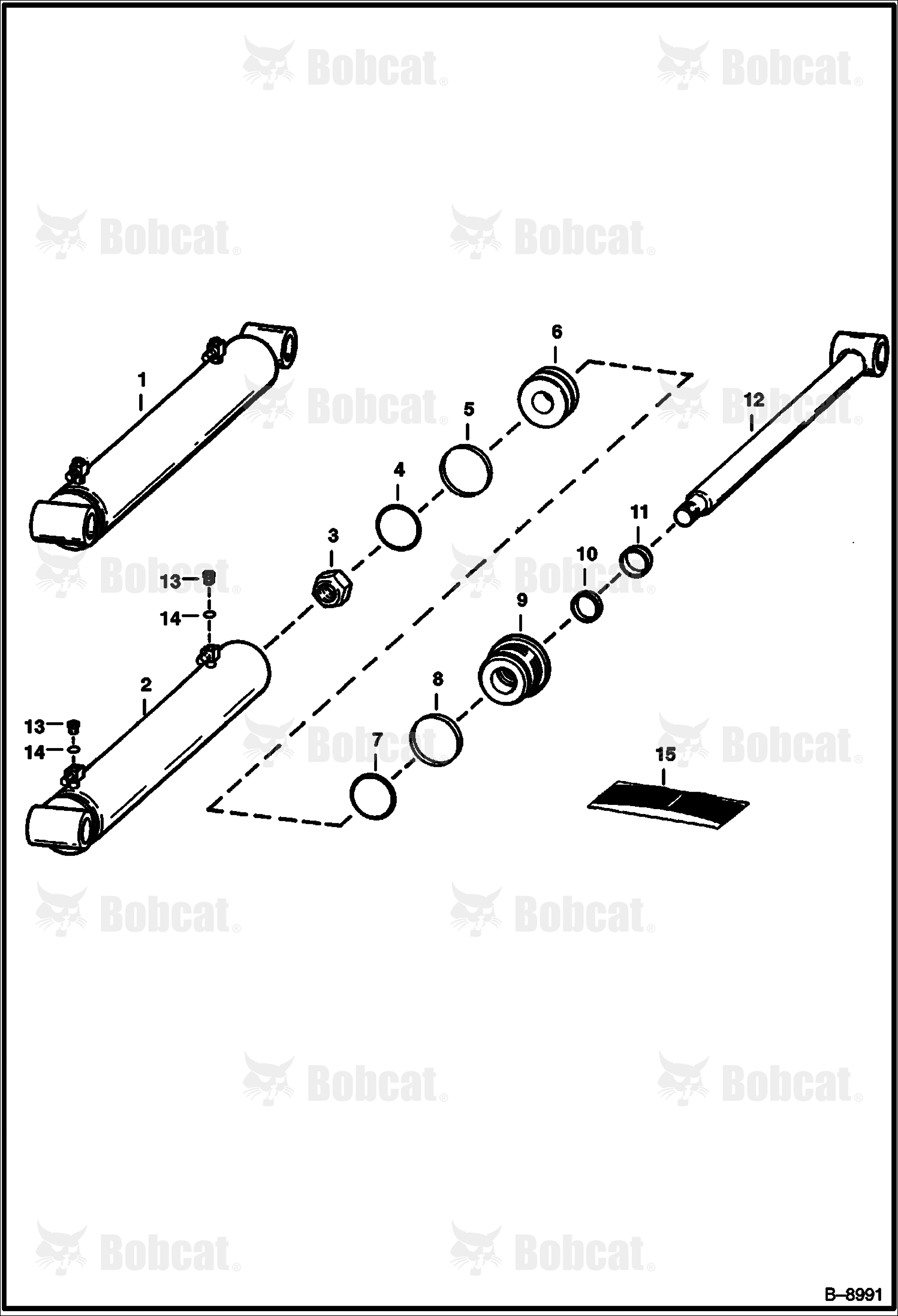 Grab Arm & Accumulator Cylinder