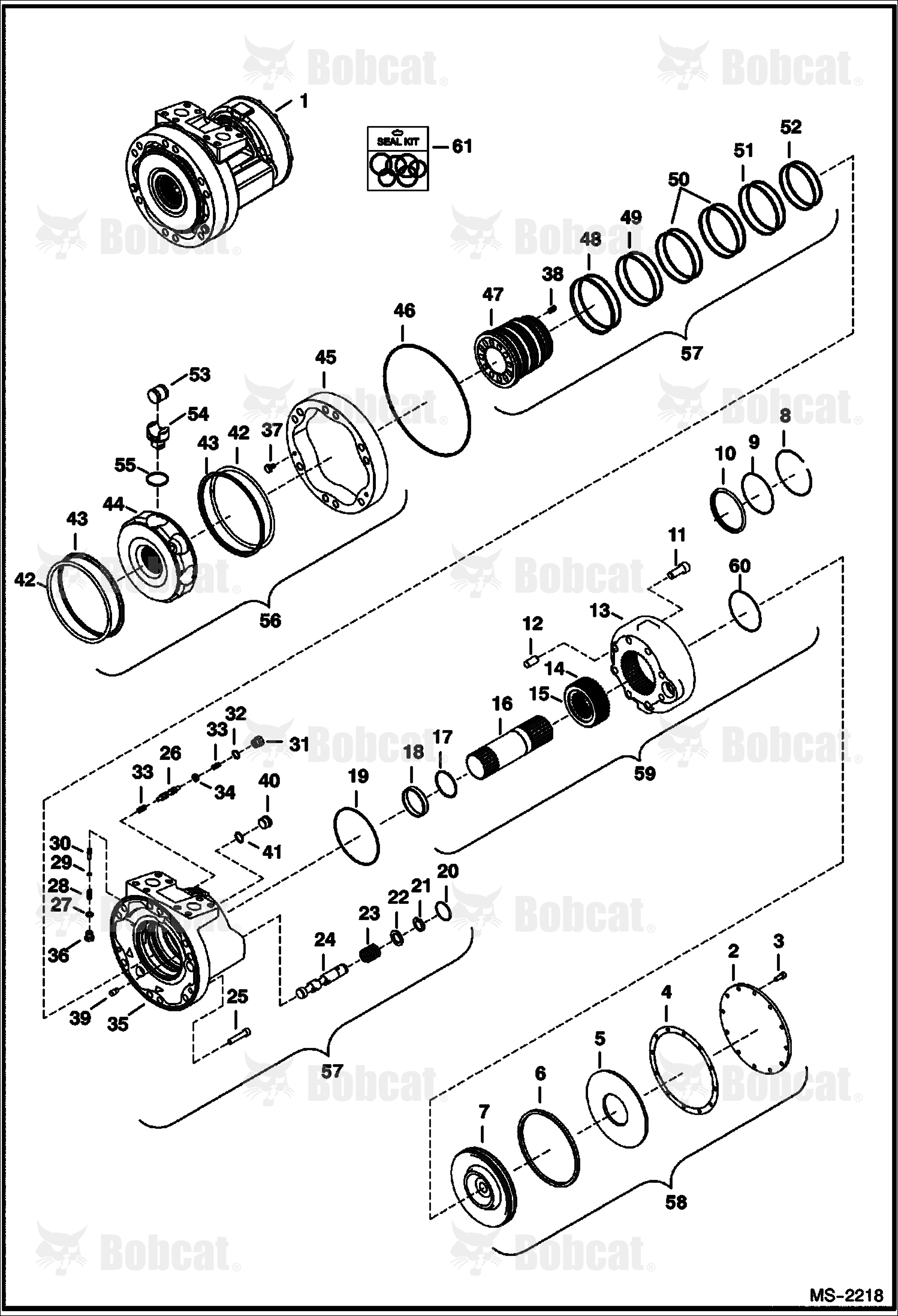 Hydrostatic Motor & Brake (2-Speed)