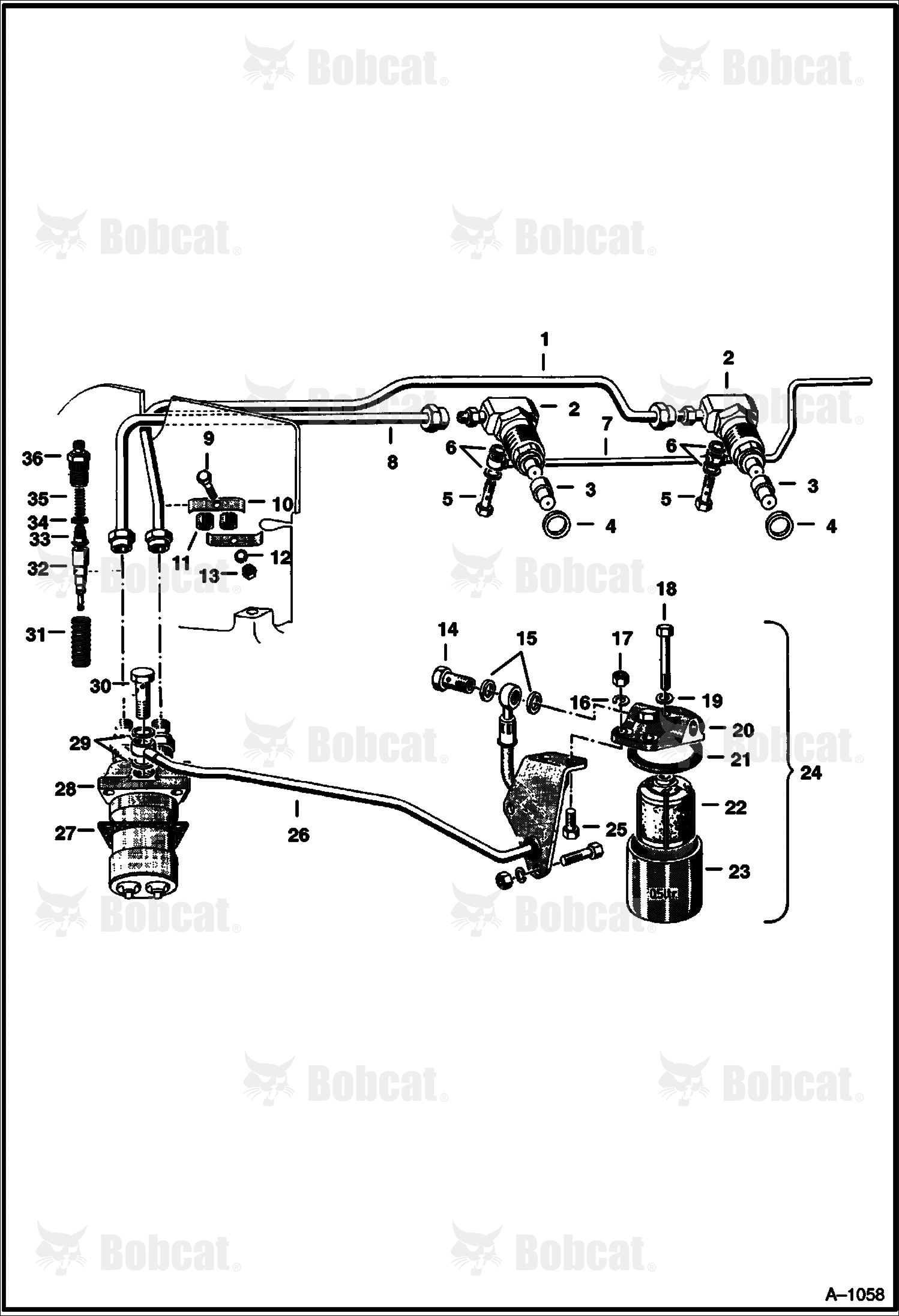 Fuel System (F2L310 Deutz Diesel)