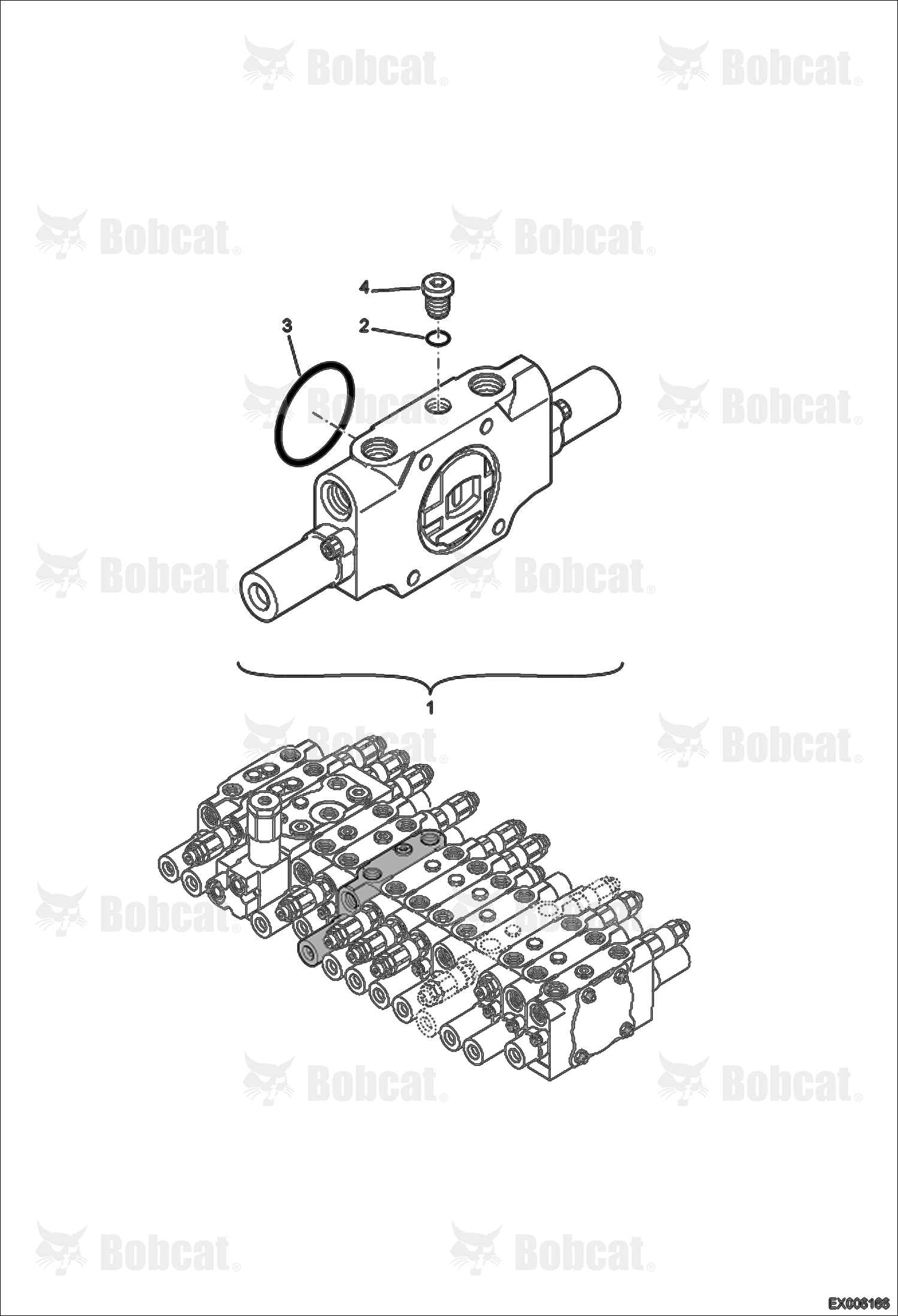 Valve Section (LH Travel)