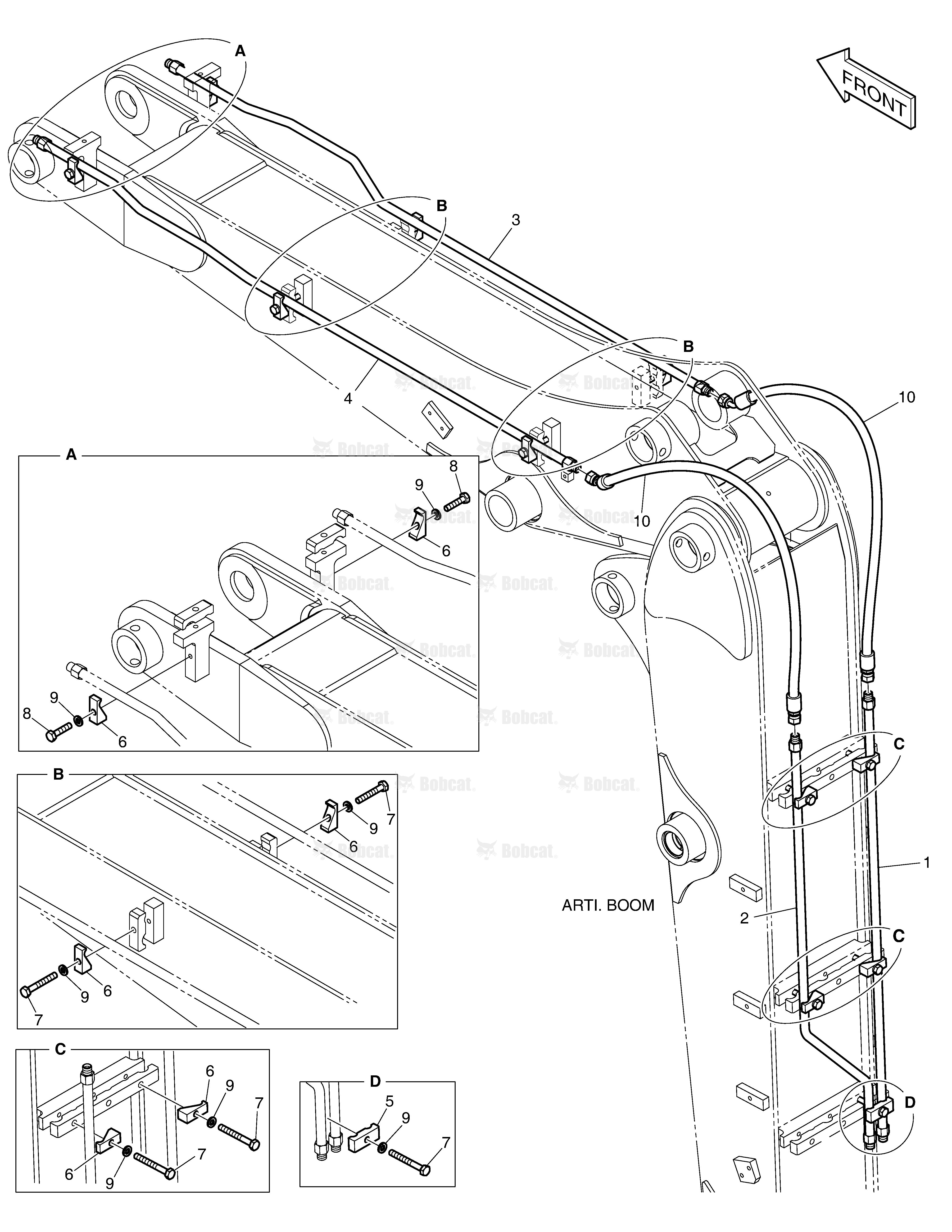 Articulated Boom (Boom Piping - Rotating)