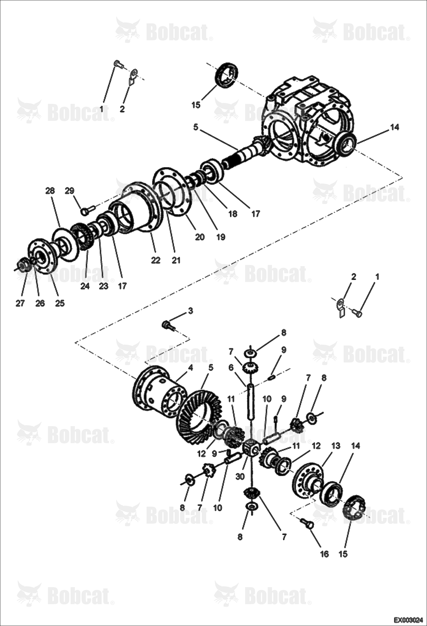 Differential (Rear Axle)  AEFB10001 - AEFB11101