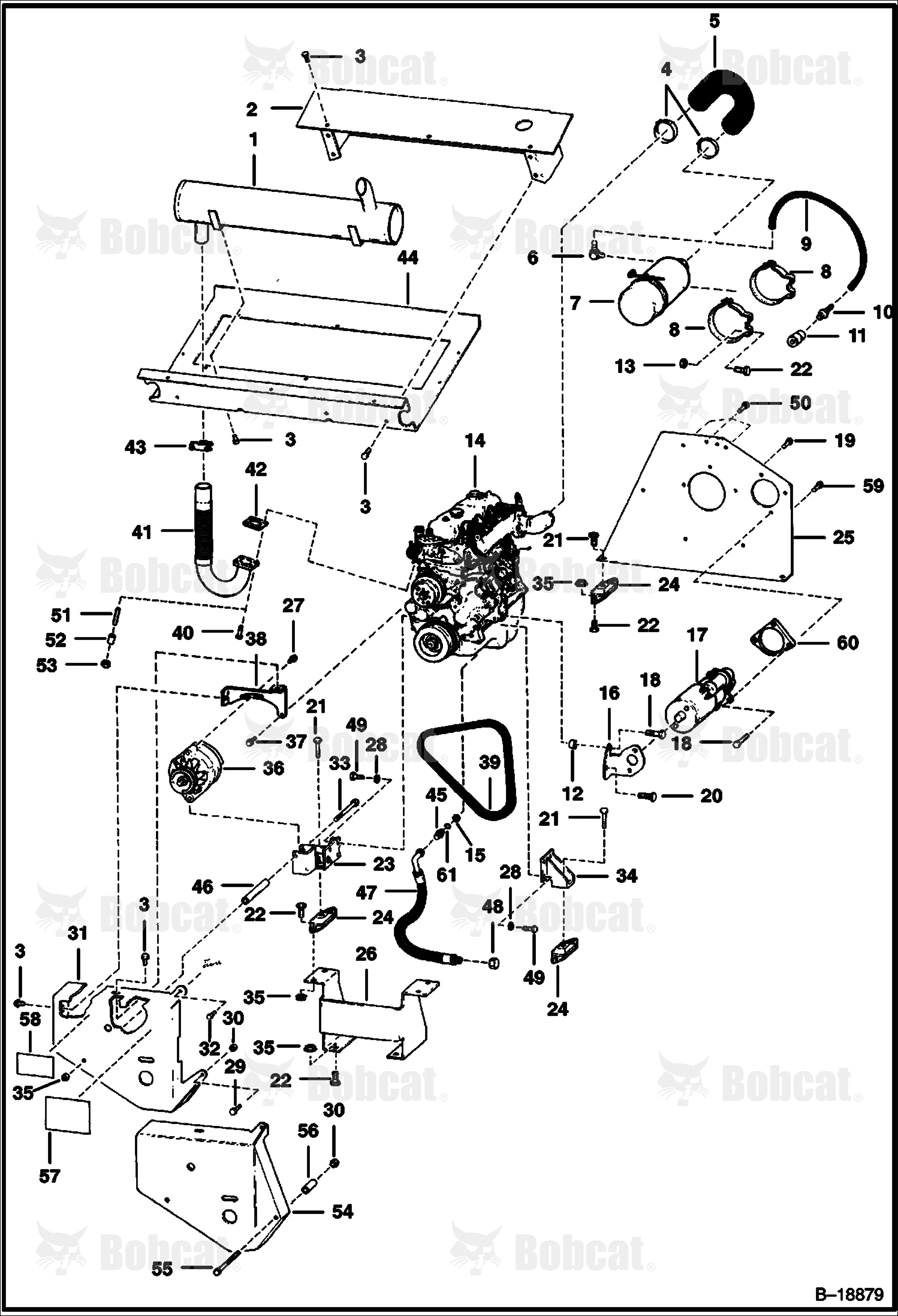 Engine & Attaching Parts