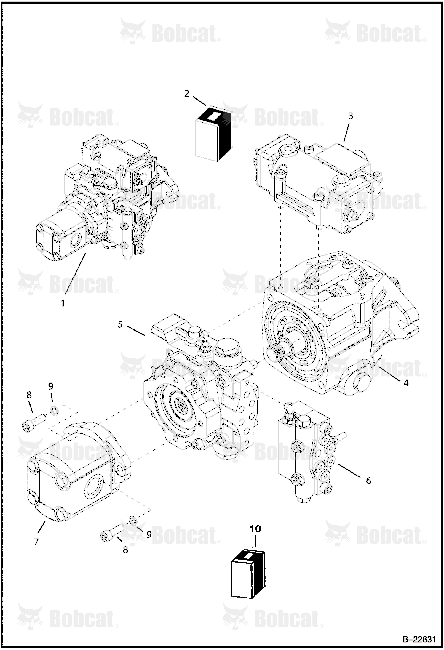 Hydraulic Circuitry (Axiel Pump & Gear Pump)