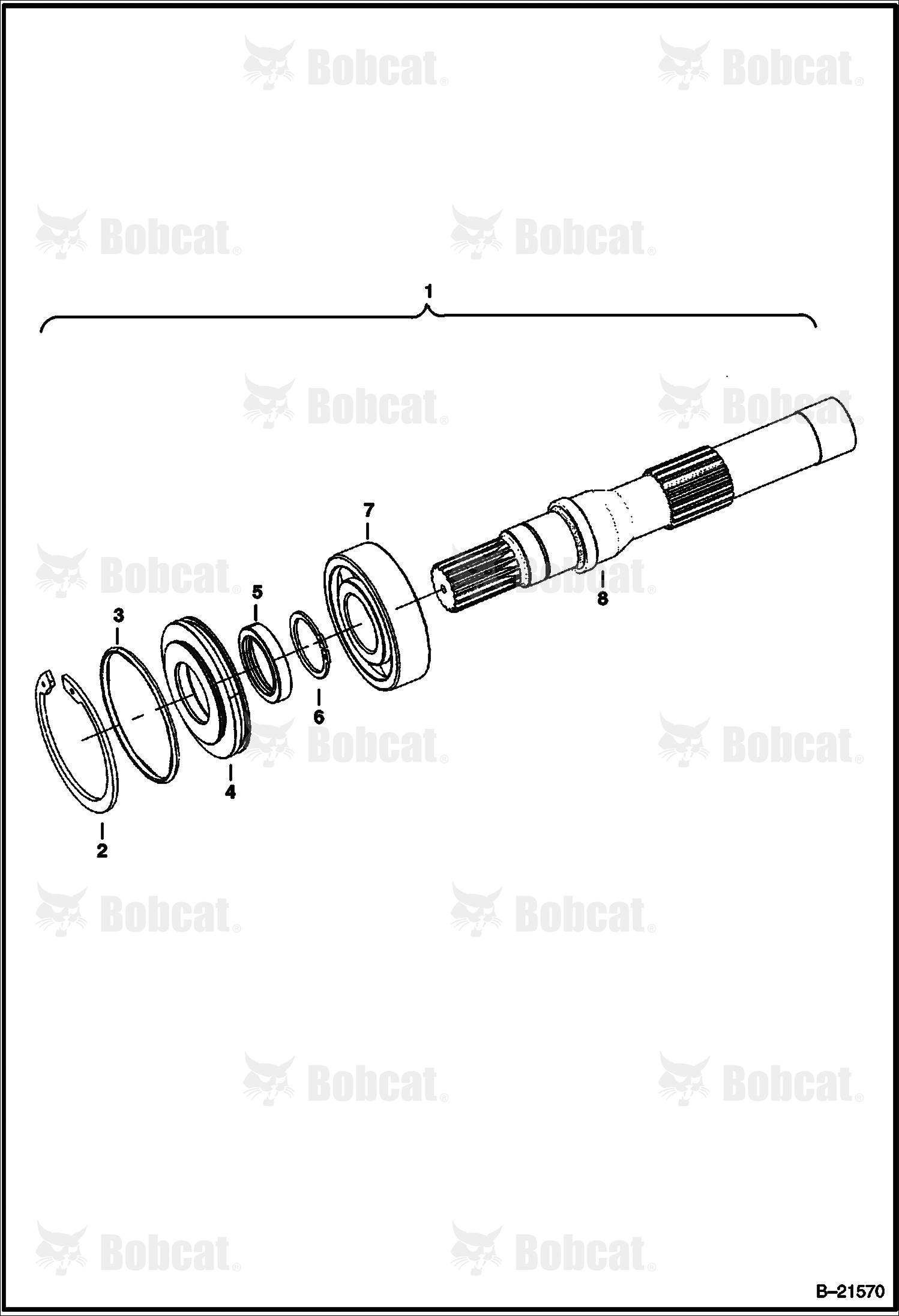 Drive Motor (Shaft Assembly)