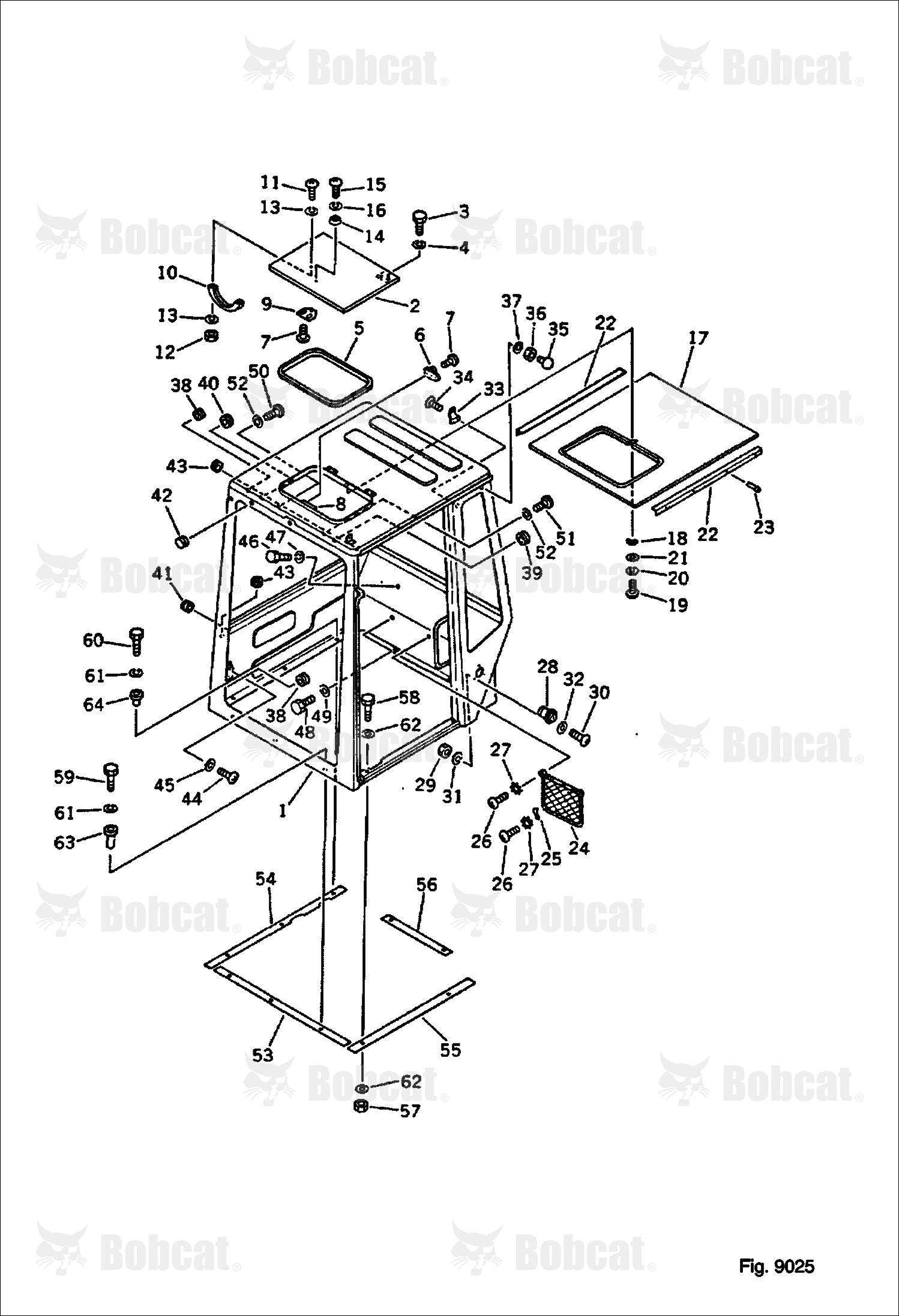 OPERATOR'S CAB (1/4) (USA SPEC.)