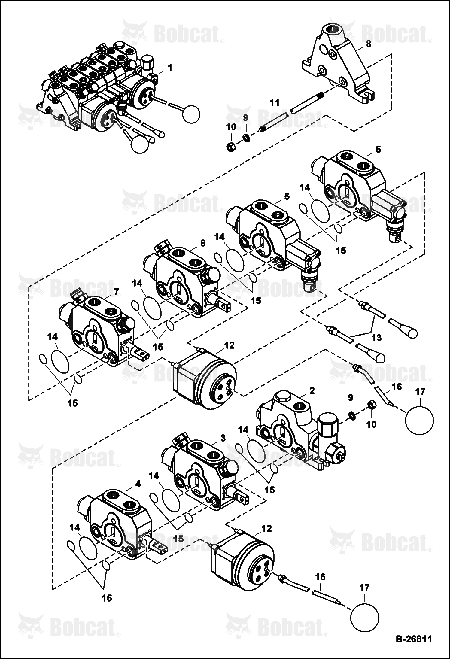 Sideshift Backhoe Valve (Valve Assy)