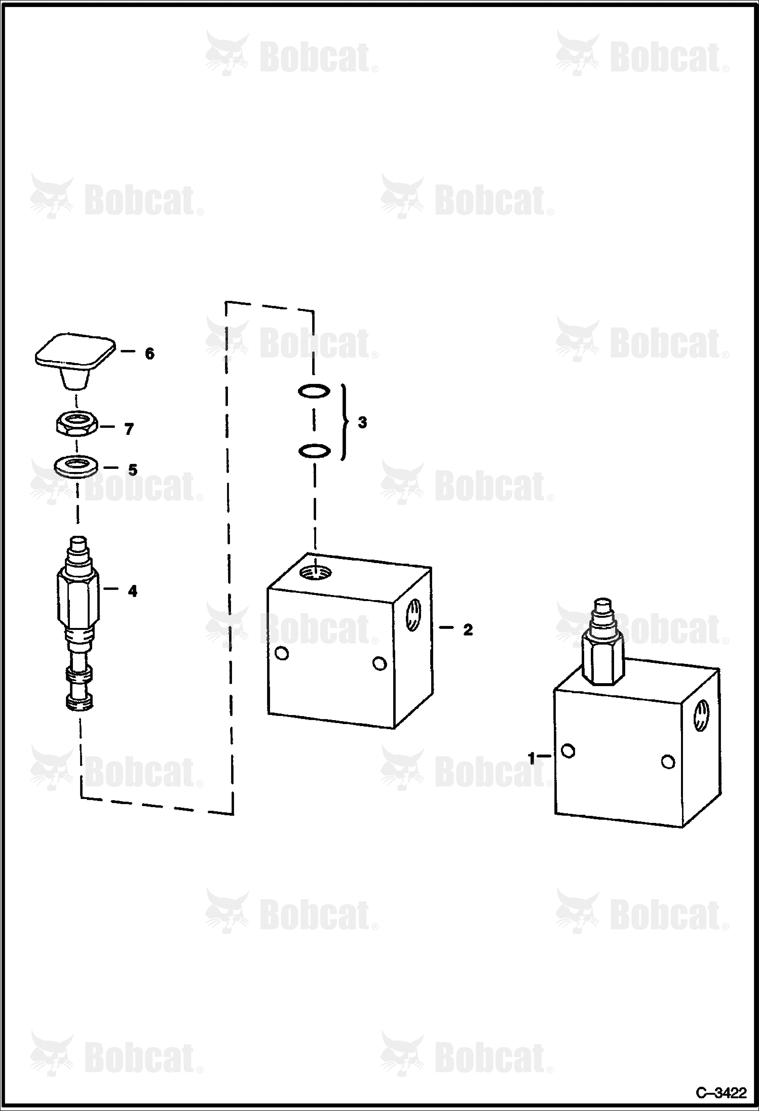 Manual Lift Release Valve  514713000 & Above, 514911453 & Above