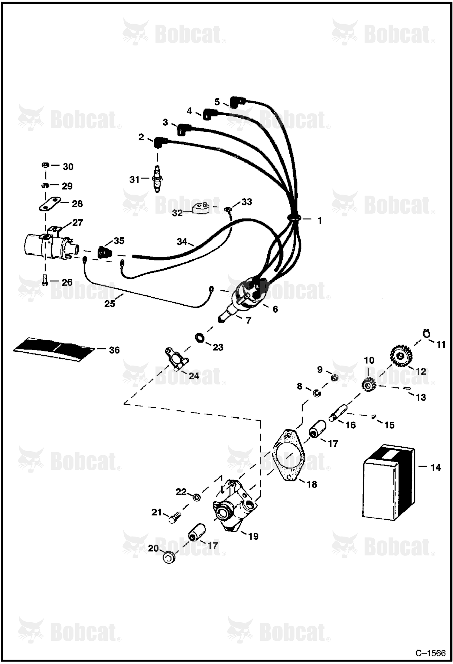 Ignition COIL, Cables & Distributor Drive