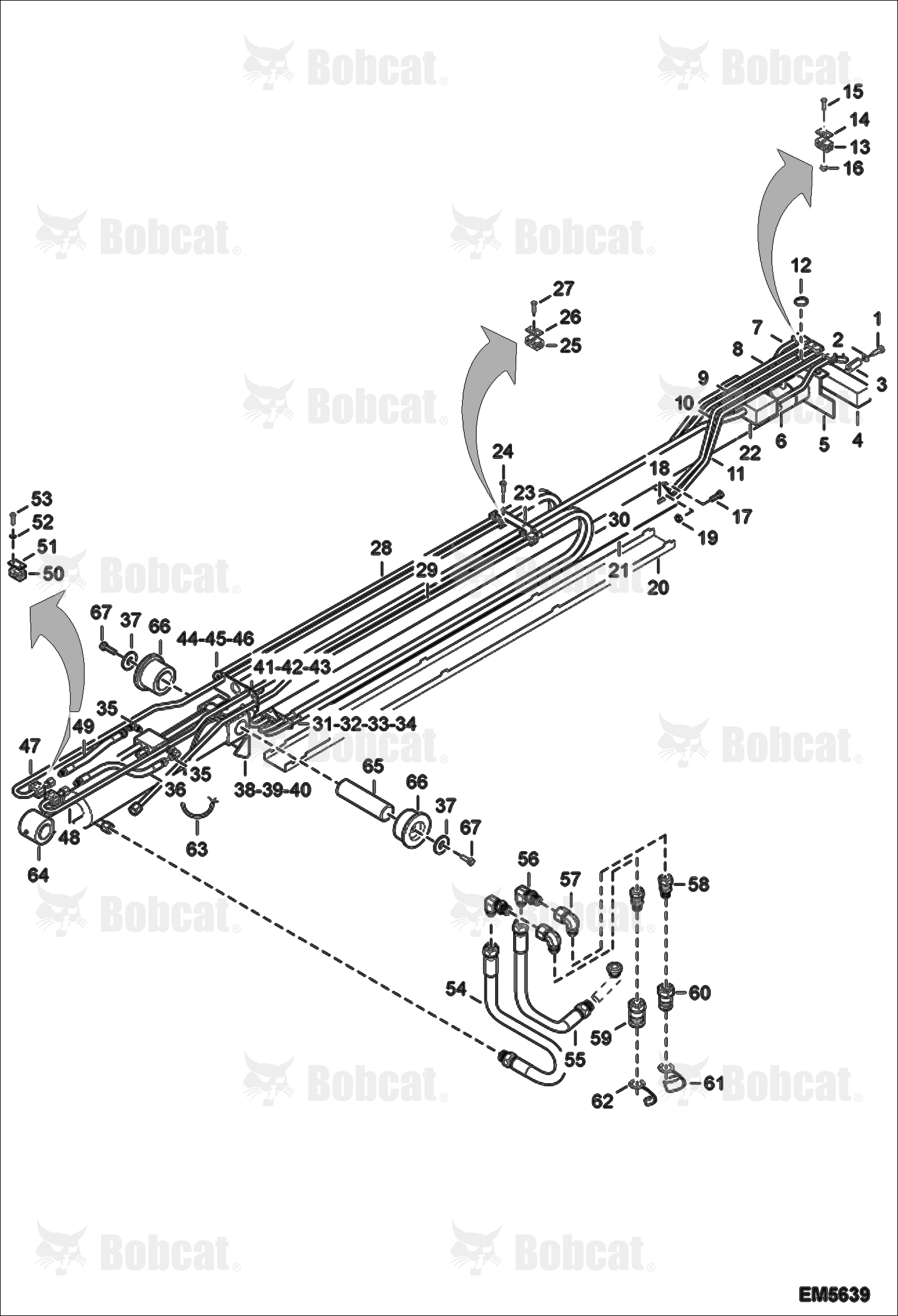 Boom Hydraulic Installation (W/Cylinder Model 90788.1 & 6917920)