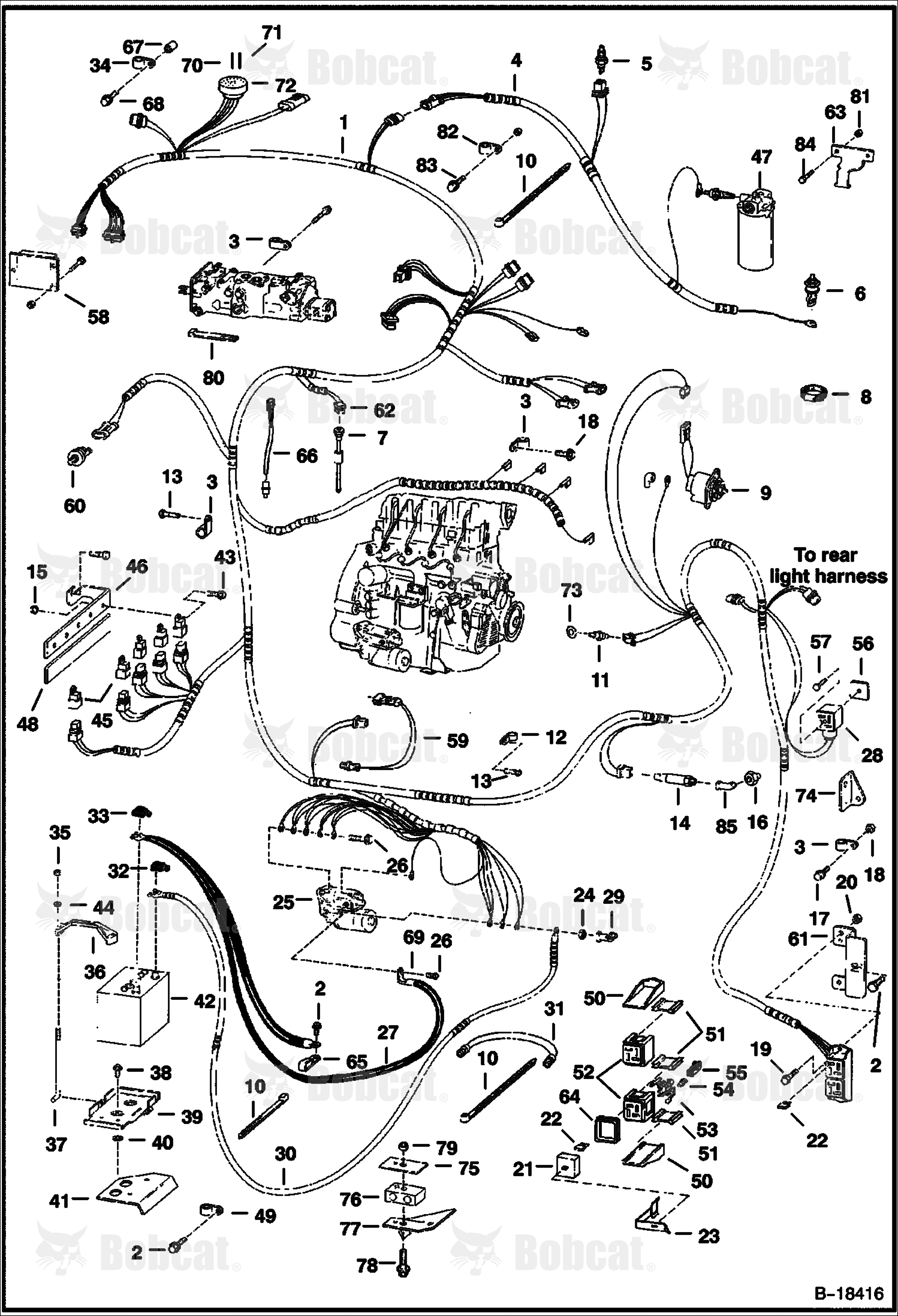 Engine Electrical Circuitry (W/ B.O.S.S. Option)