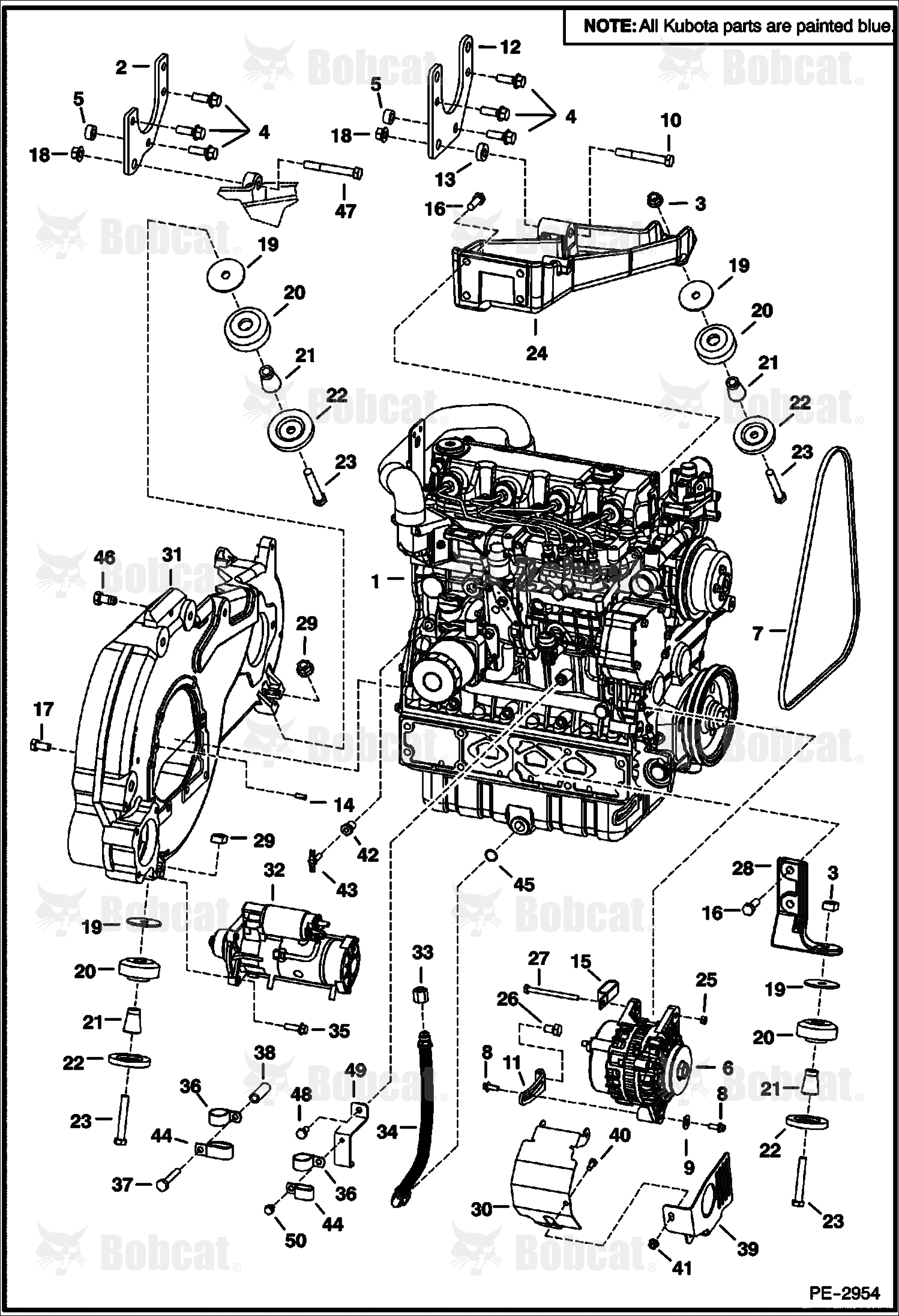 Engine & Attaching Parts (Engine Mounts) 526215622 & Above, 526312162 & Above