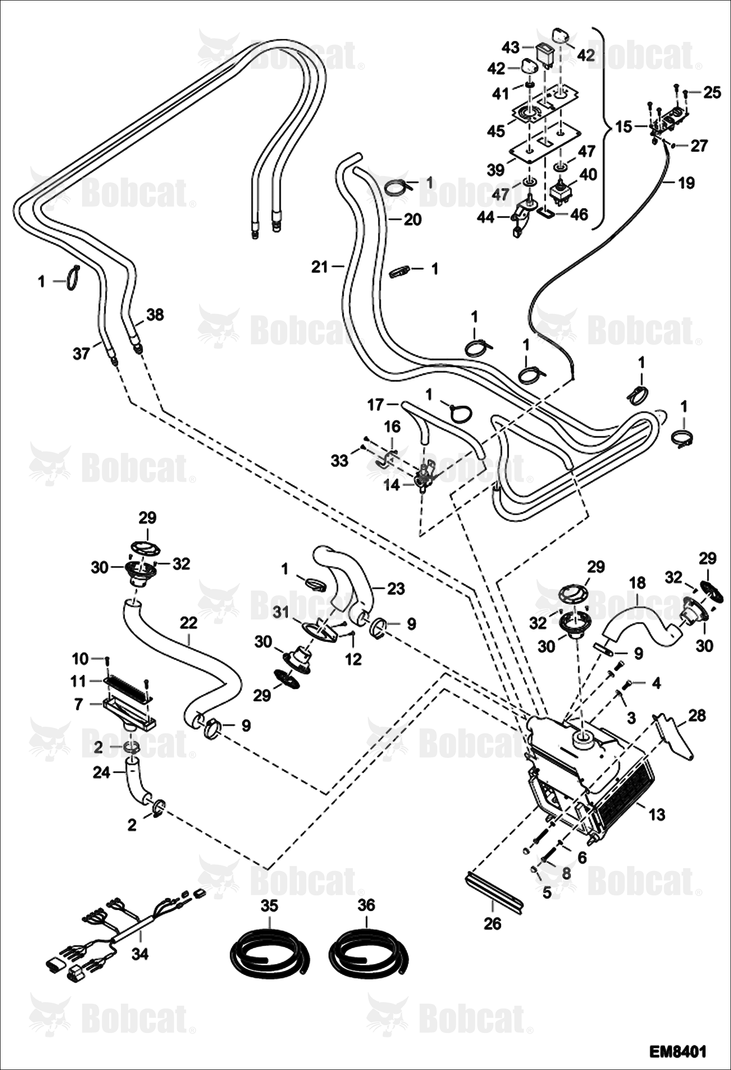 Air Conditioning (Cab Side) A8GS13000 & Above