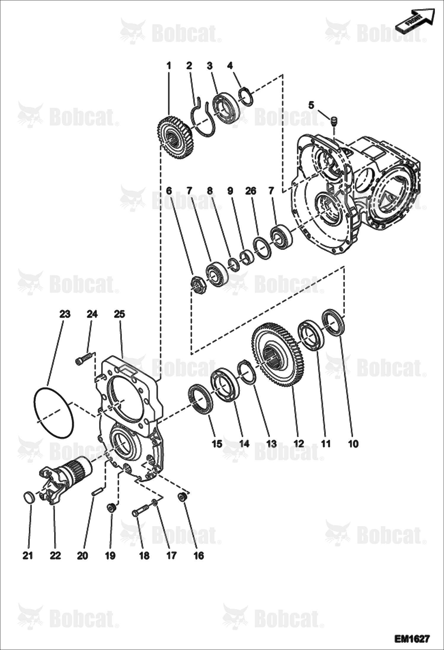 Reducer Box - Front Axle