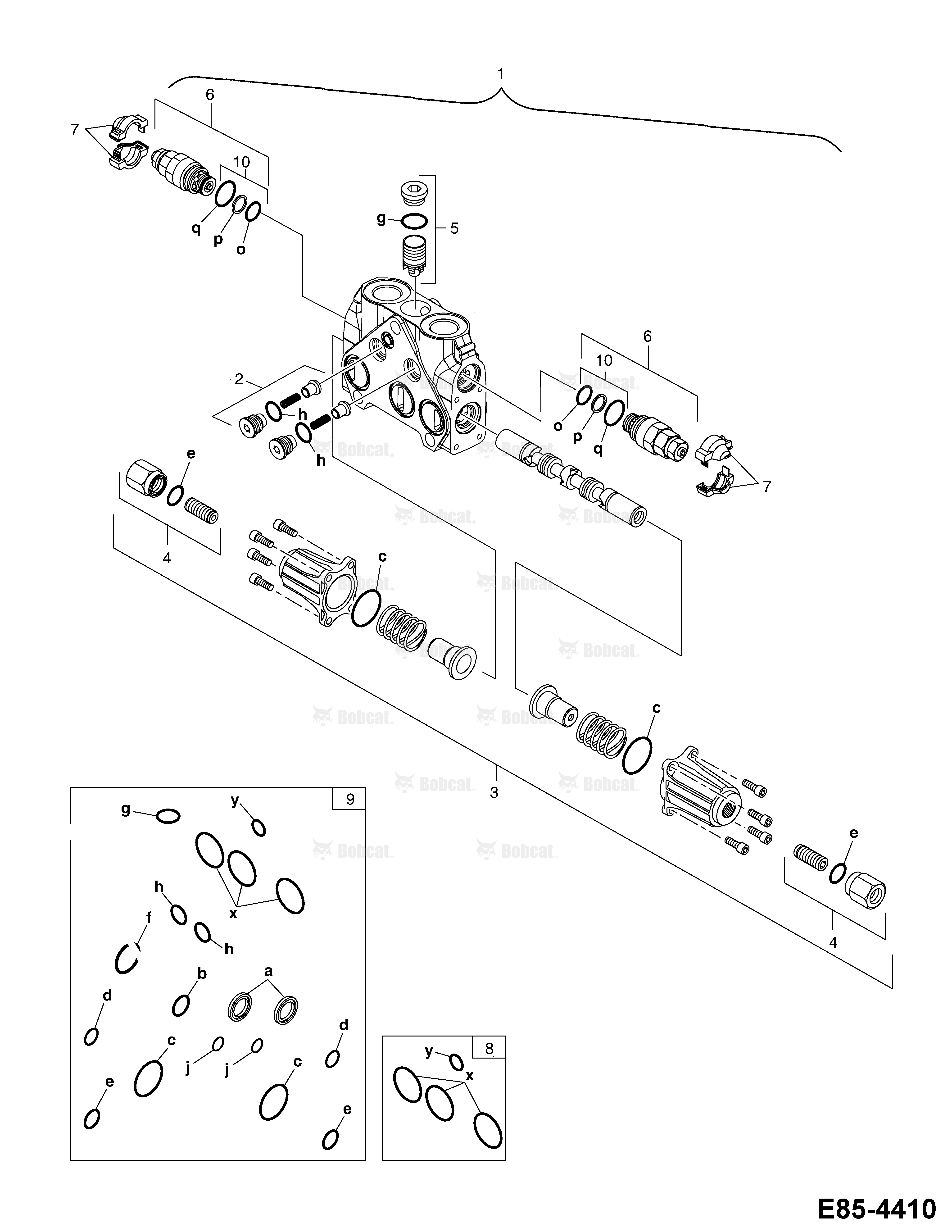 Valve Section (Rotating & Articulating) (Articulated Boom)