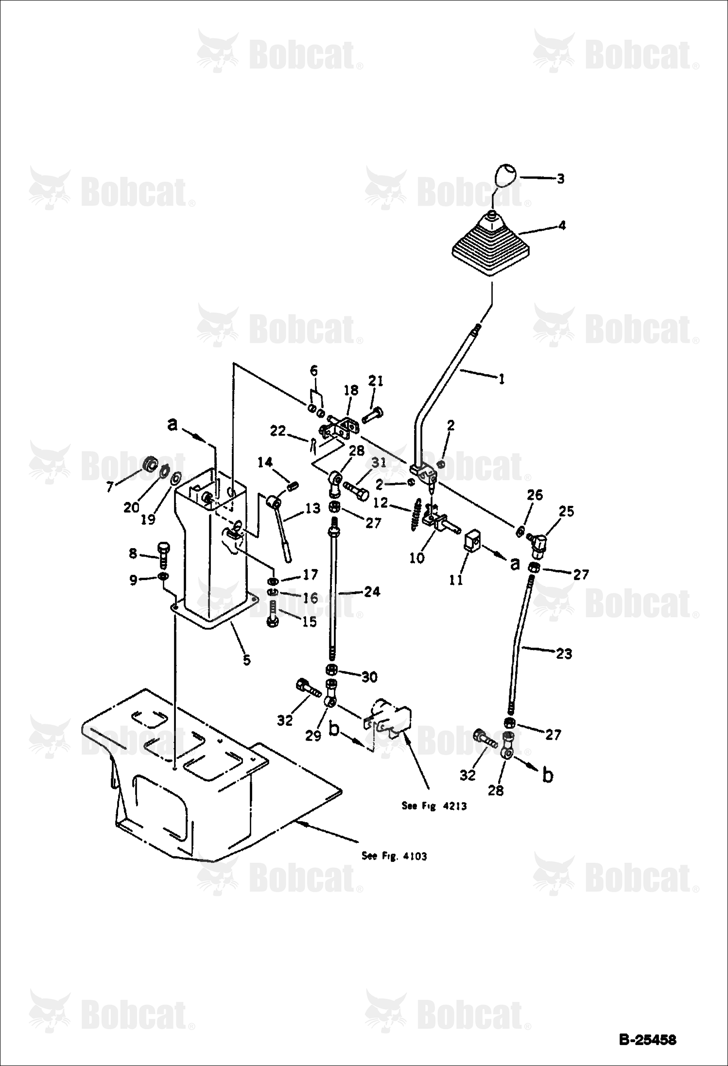 Swing and Arm Control Lever