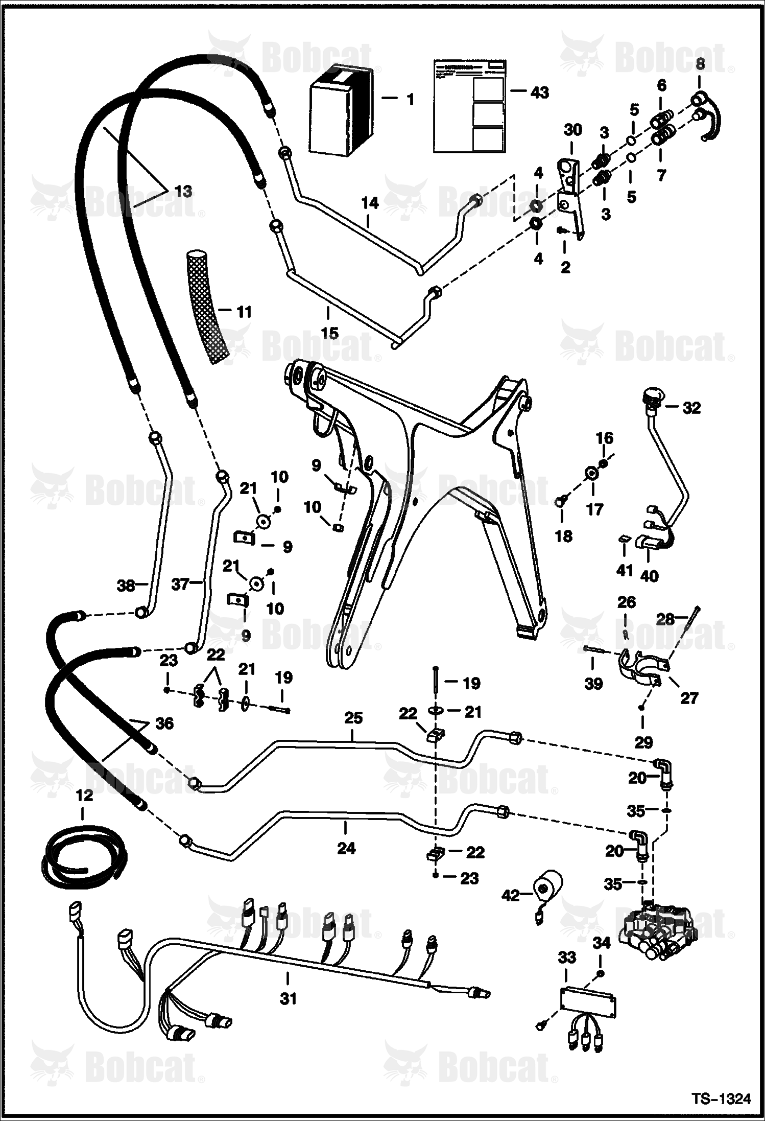 Front Auxiliary Kit 514111424 & Below, 514211104 & Below
