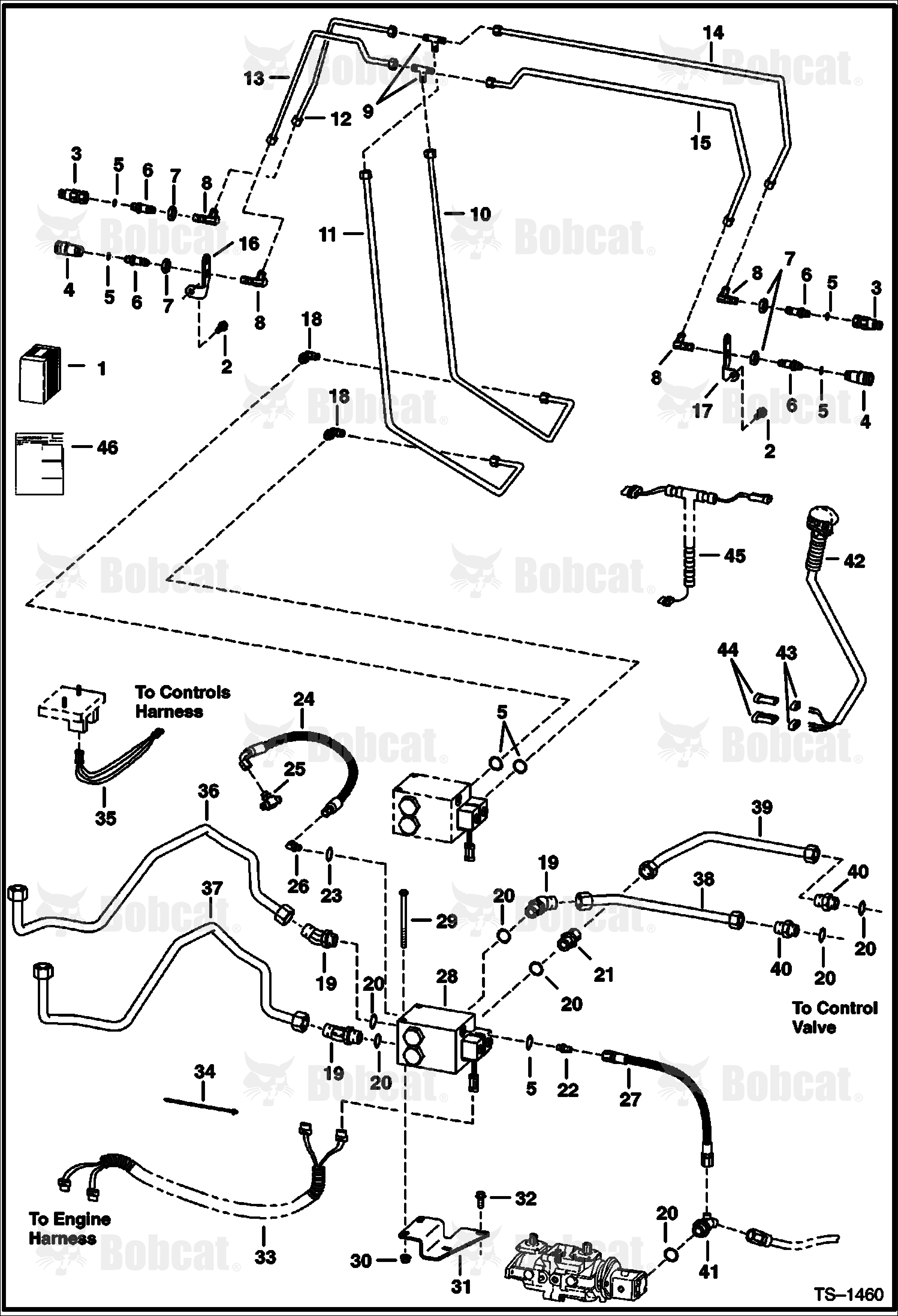 Rear Auxiliary (W/FF Couplers)  512220298 & Above, 512440721 & Above, 512612258 & Above