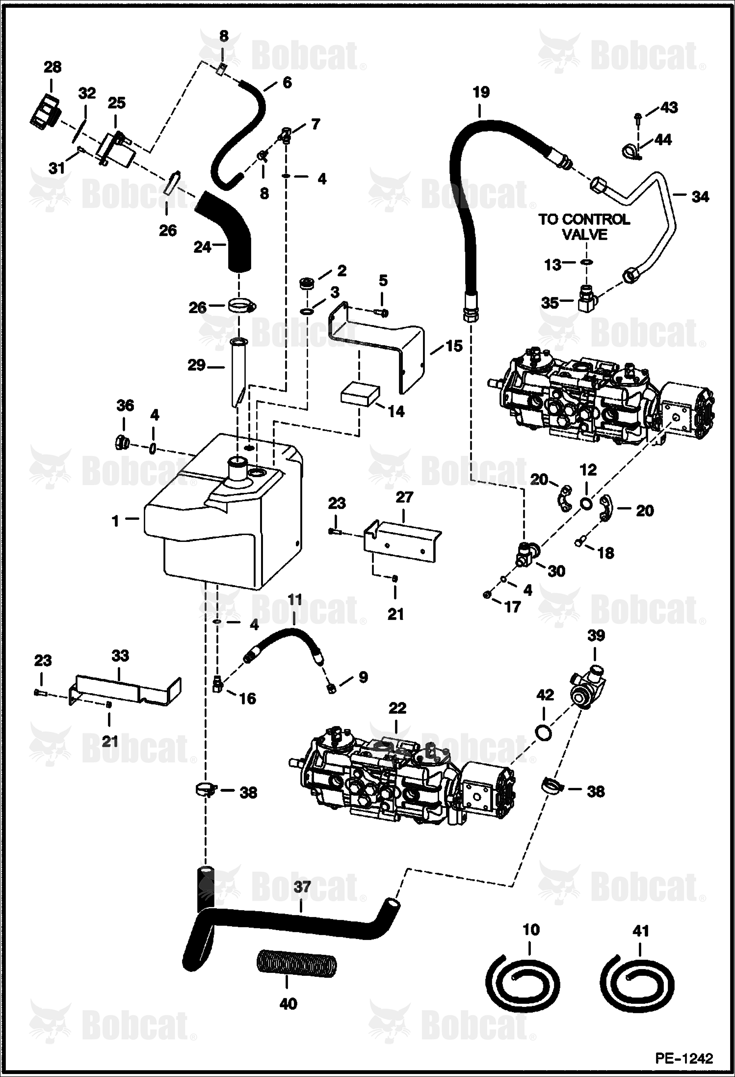 Hydrostatic Circuitry 518911354 - 518916260, 516811037 - 516815100, 517511033 & Above