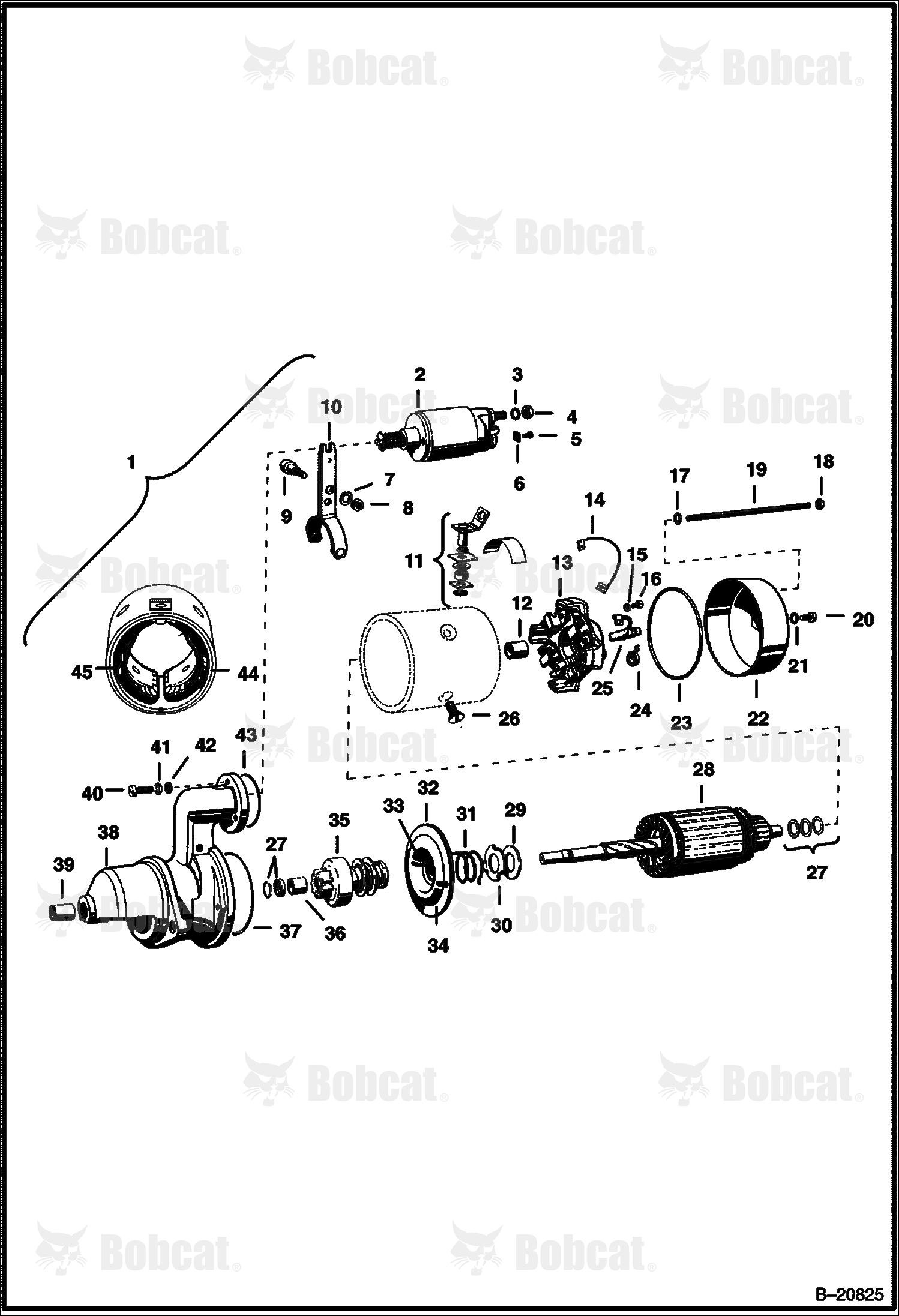 Starter (Deutz Diesel, Bosch)