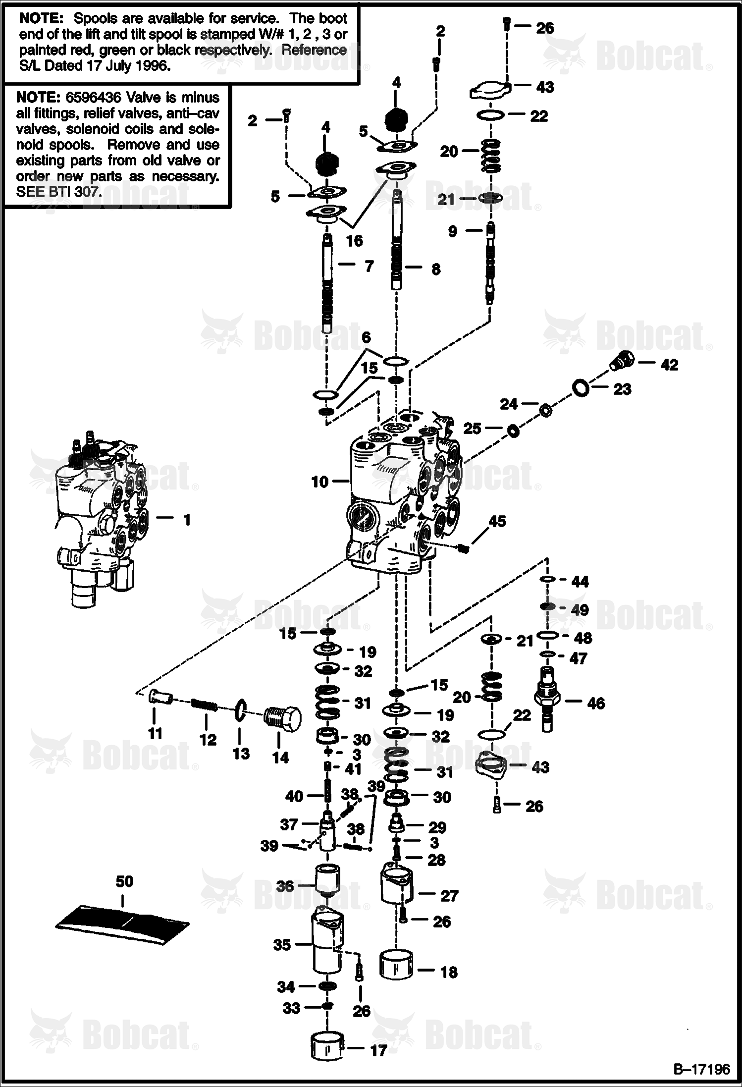 Hydraulic Control Valve (Service Valve)