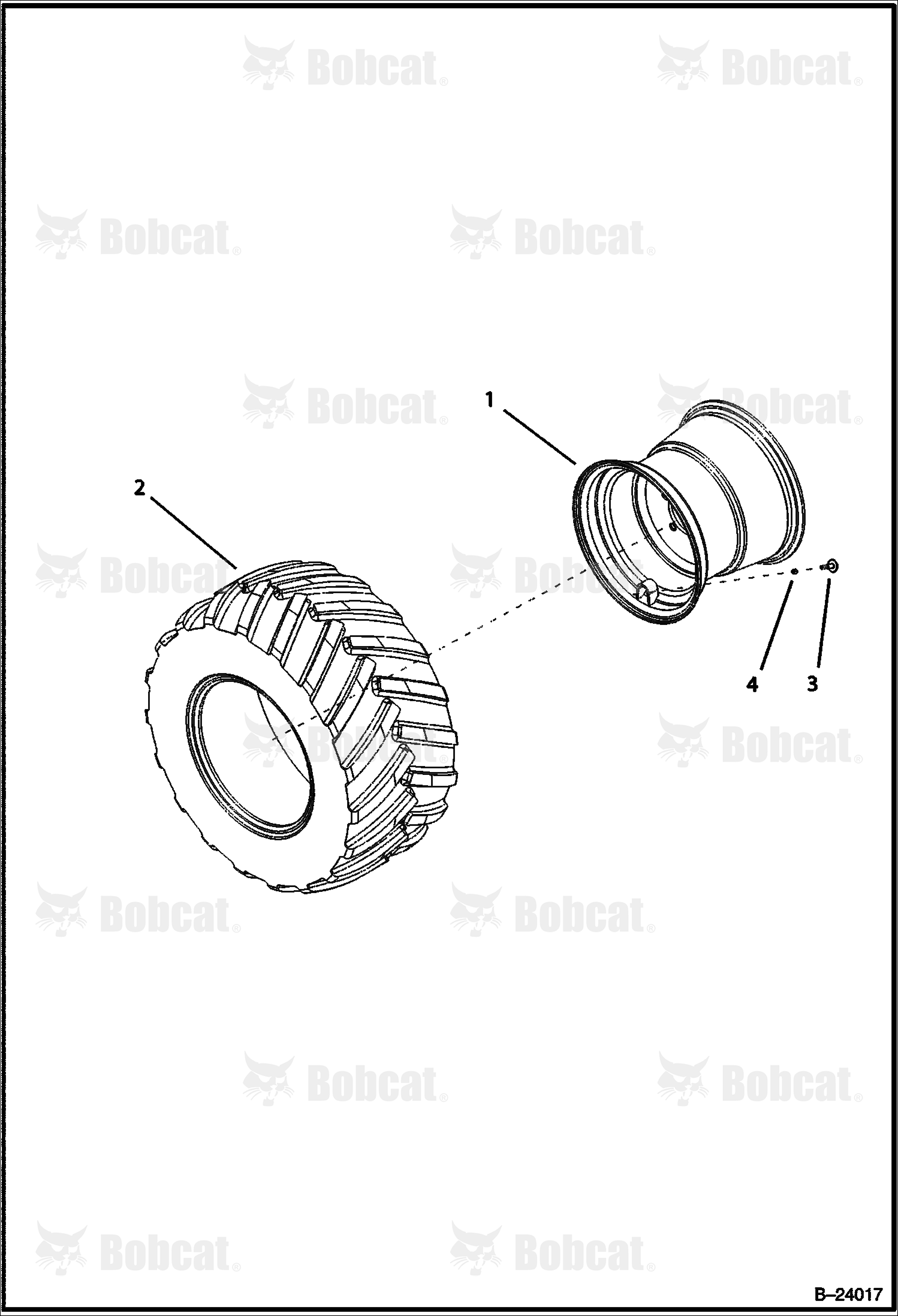 Wheel & Tires (Rear Axle)