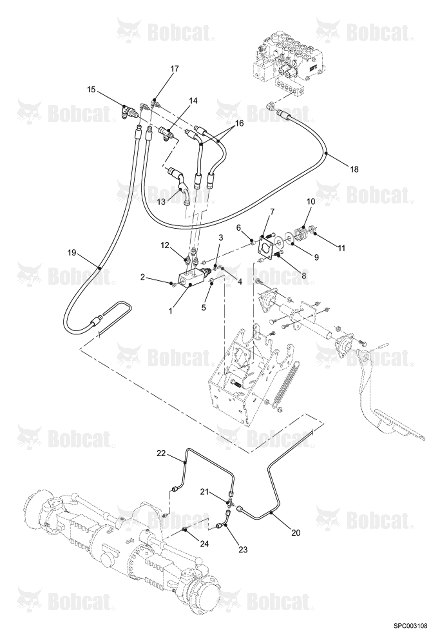 Service Brake Hydraulic Installation