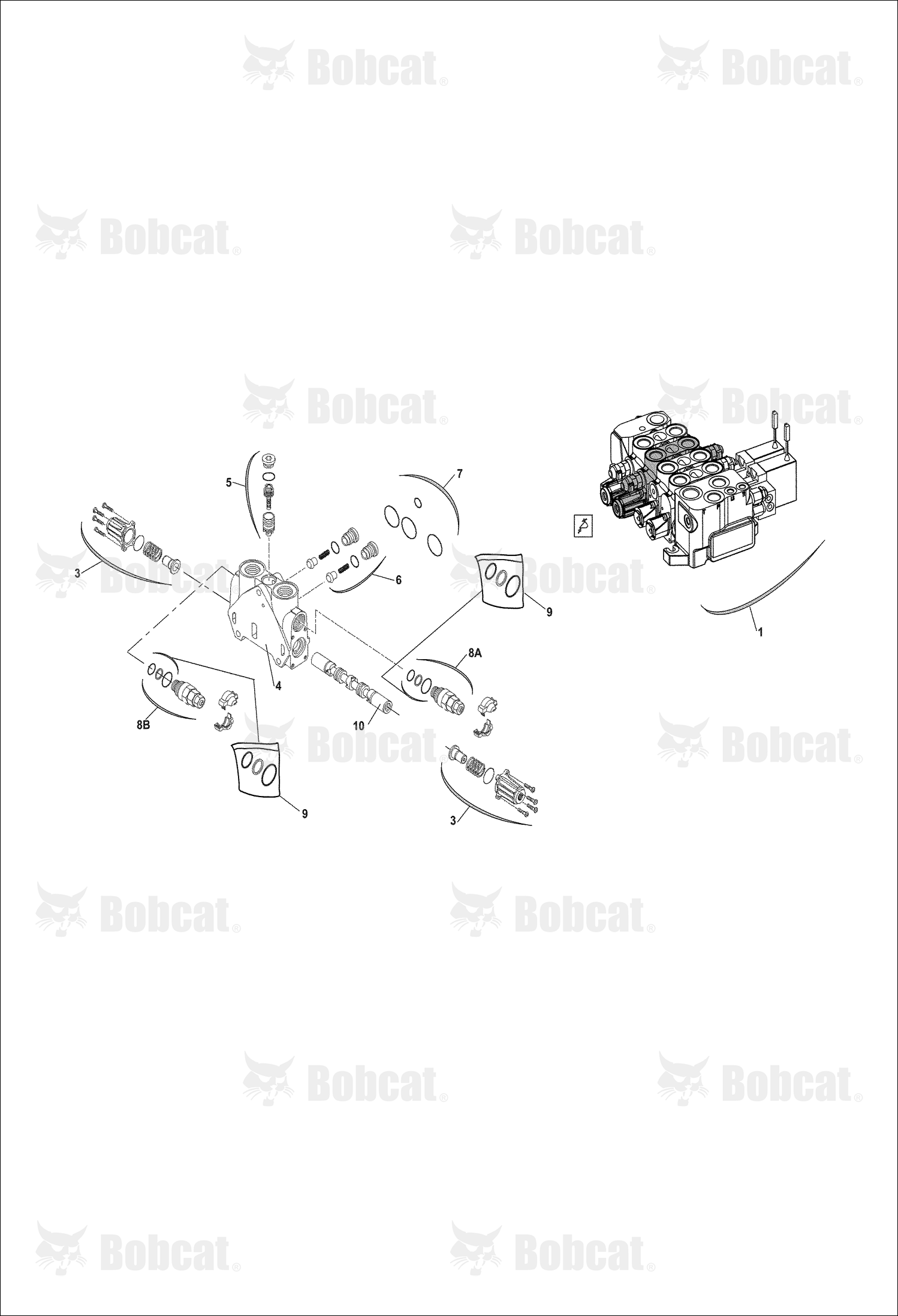 Distributor - Tilting Element 367012501 & Above, 367311001 & Above