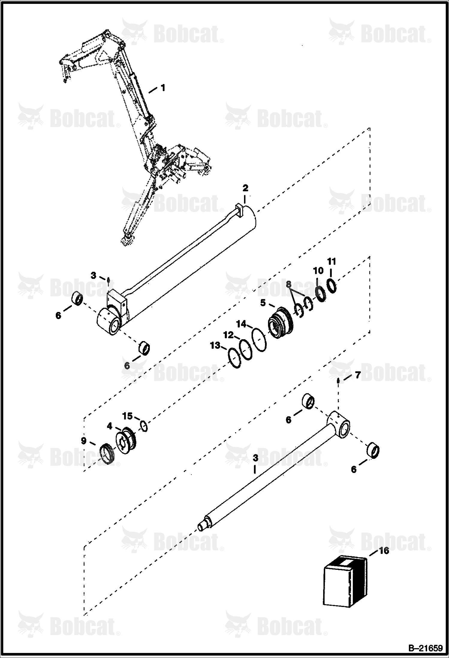 Arm Cylinder (BL470)  570511001 - 570511001
