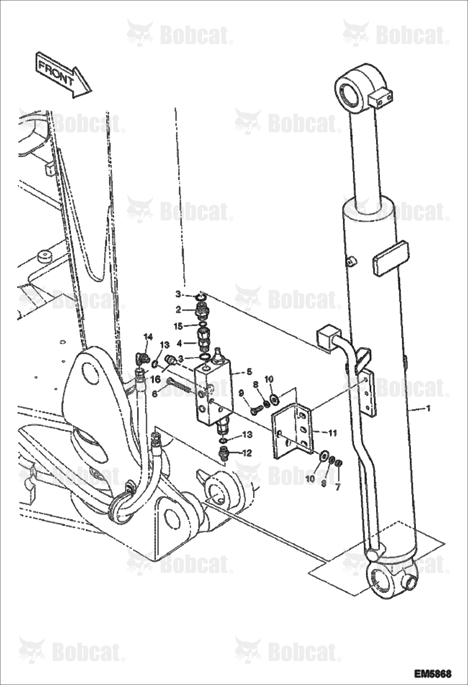 Hydraulic Circuitry (Boom Load Holding Valve)