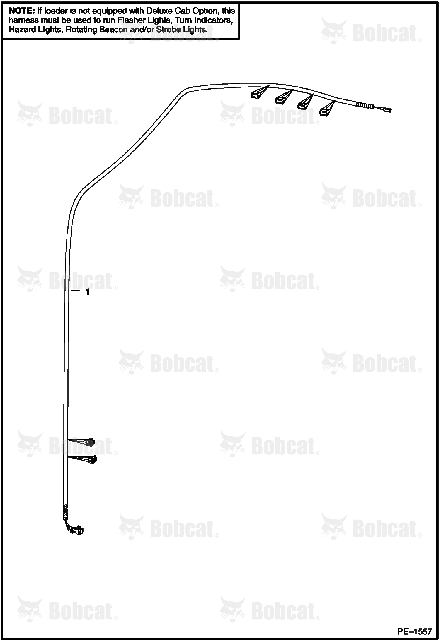 Accessories Harness (Standard - Non Deluxe Cab) 518911001 - 518912999, 516811001 - 516811999, 517511001 - 517511999