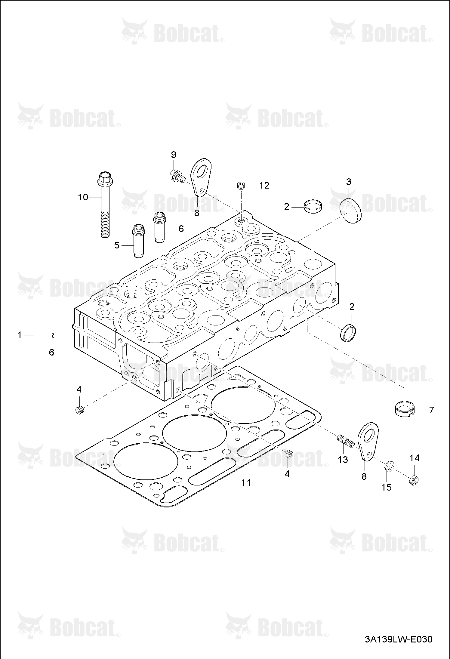 Cylinder Head Group  ABFJ11001 & Above