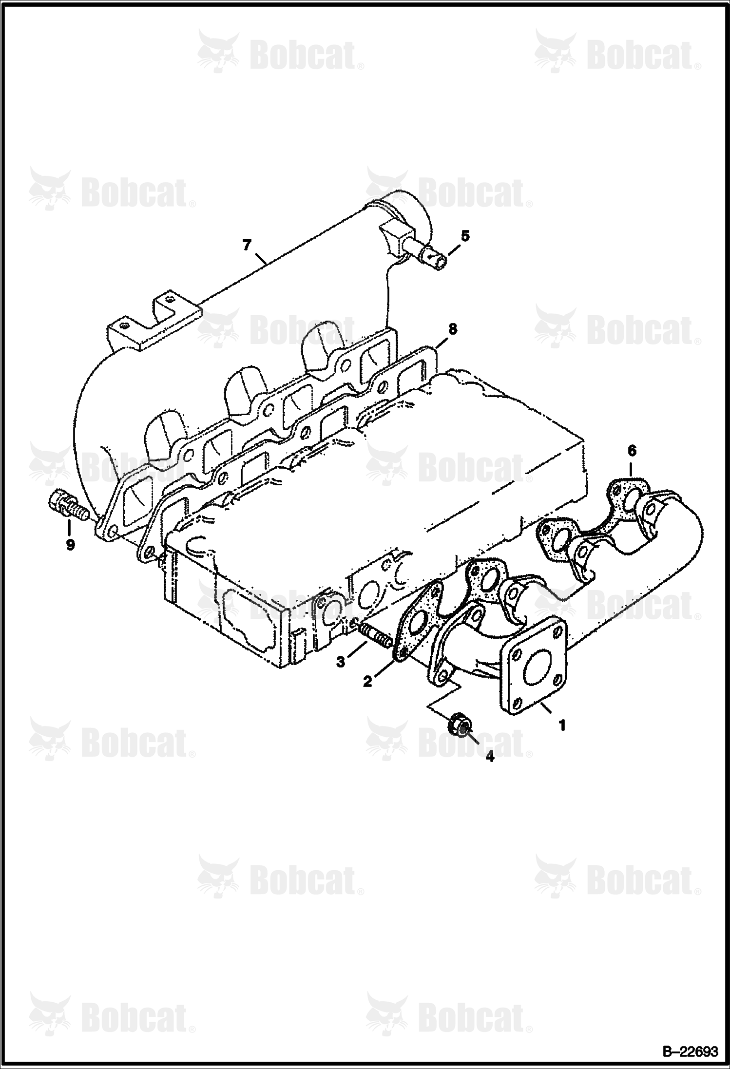 Manifolds (Kubota - V2203MDI - Tier II) 525211001 & Above, 525311001 & Above