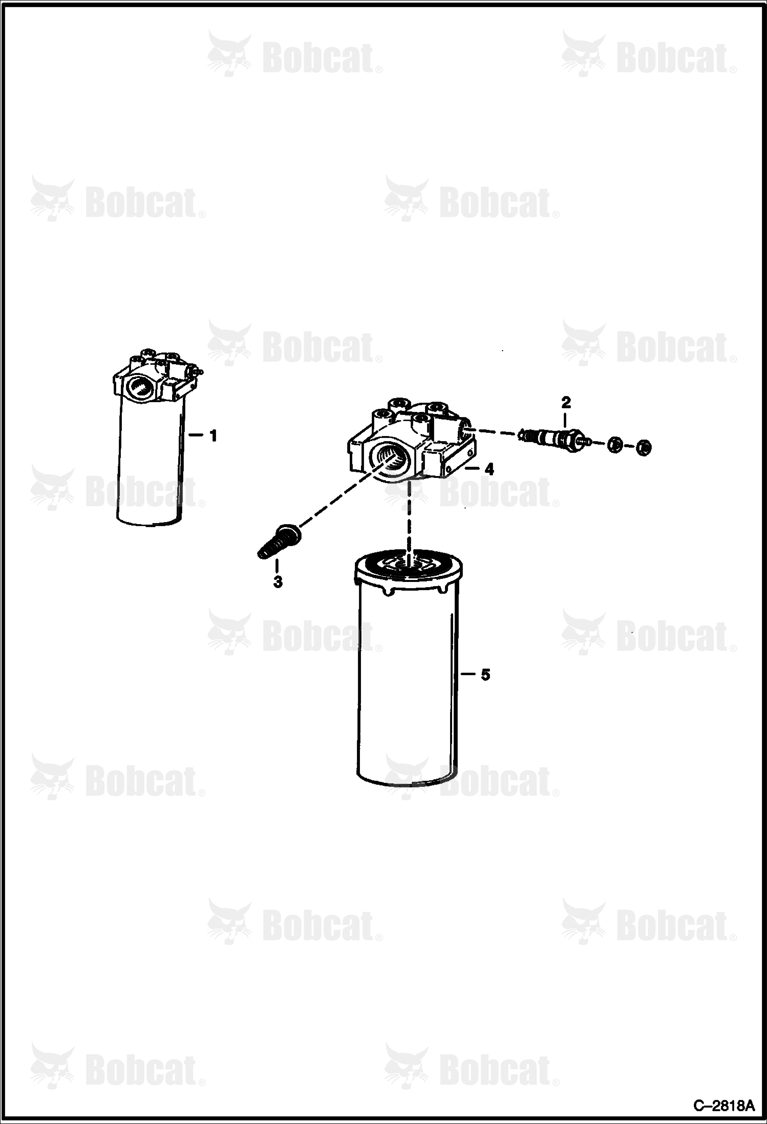 Hydrostatic Oil Filter (W/ B.O.S.S. Option)